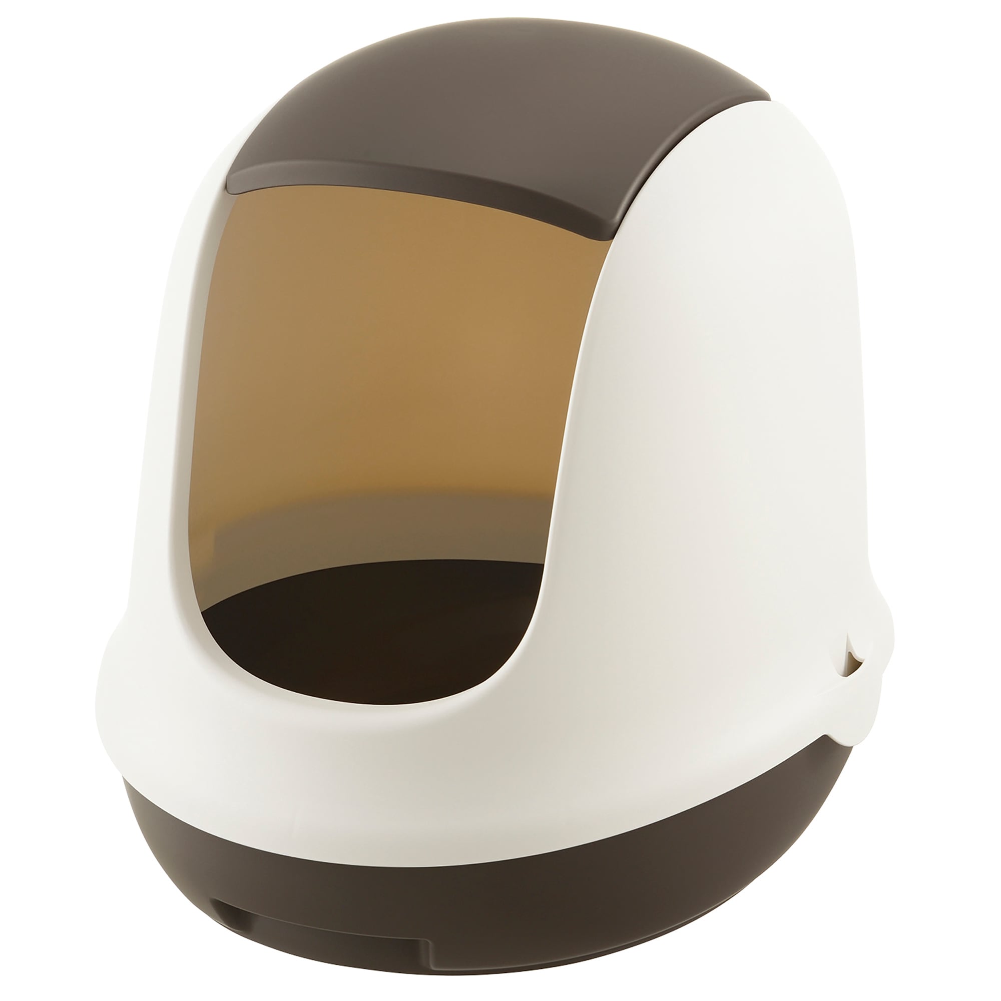 Richell G0803840600276 Brown Plastic Covered Litter Box