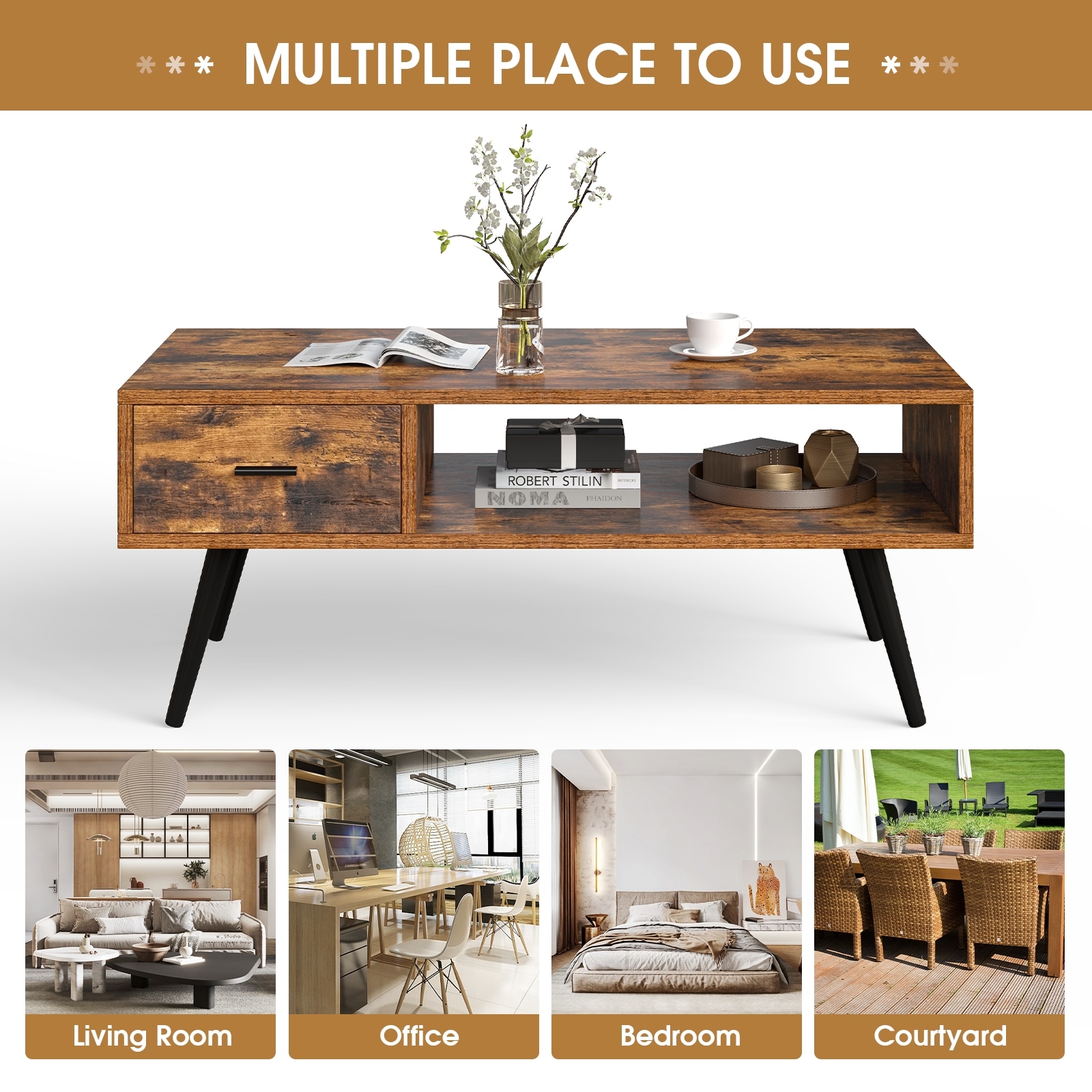 Slickblue D-CO-FC70446WH Coffee-Tables - View #5