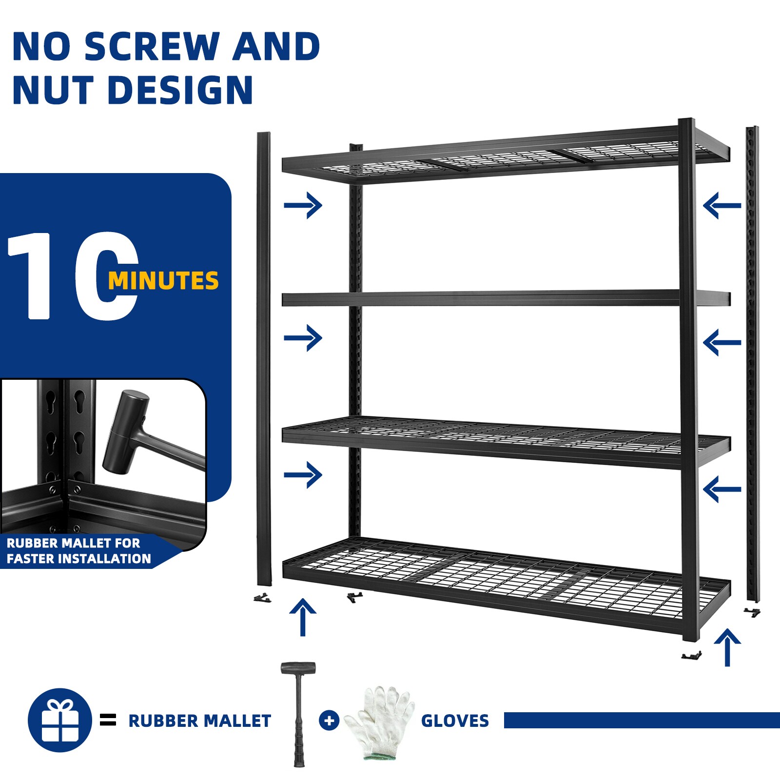 Maocao Hoom JL24734AAK Free-Standing-Shelving - View #4