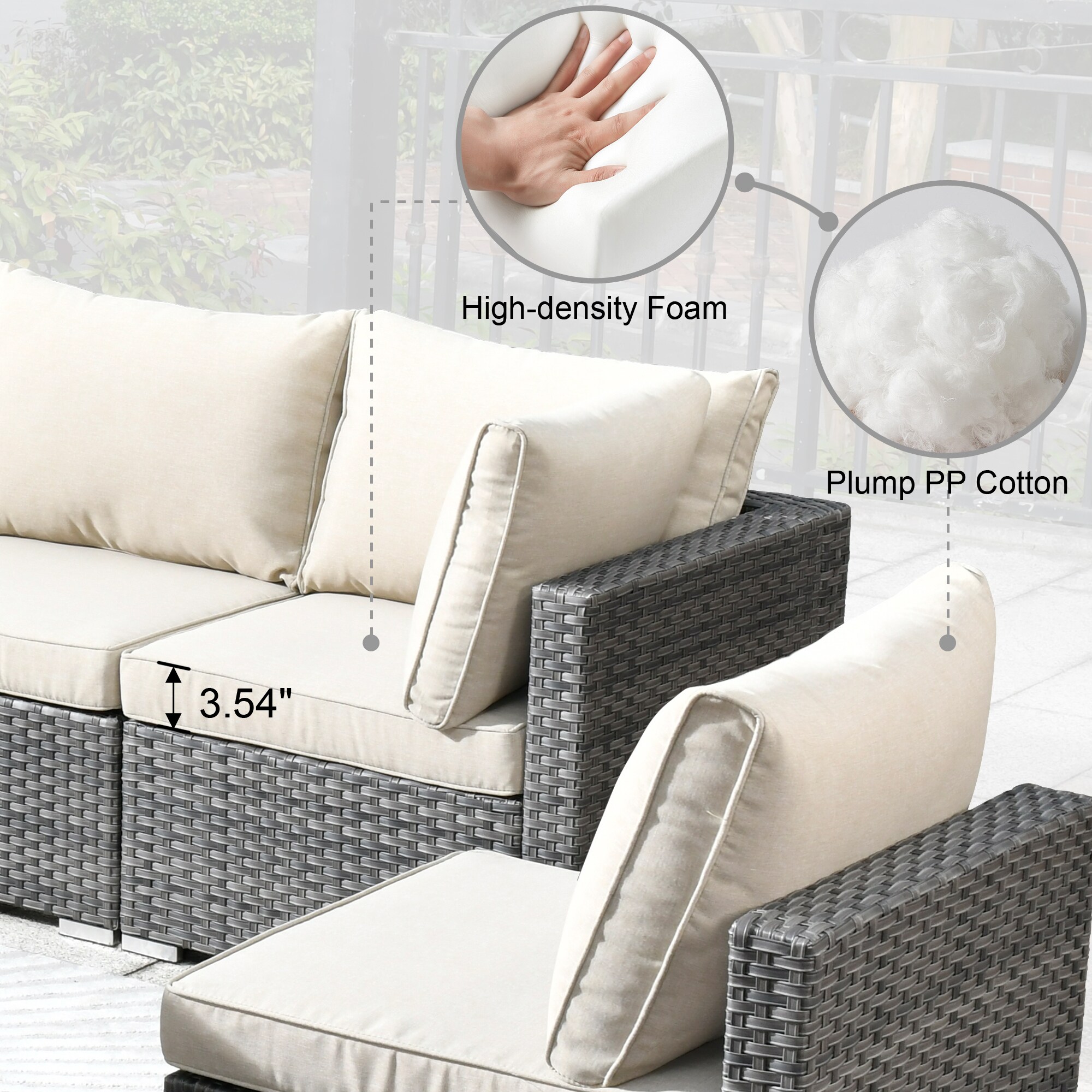 Pouuin SYZHOP605 Patio-Sofas-Daybeds - View #8
