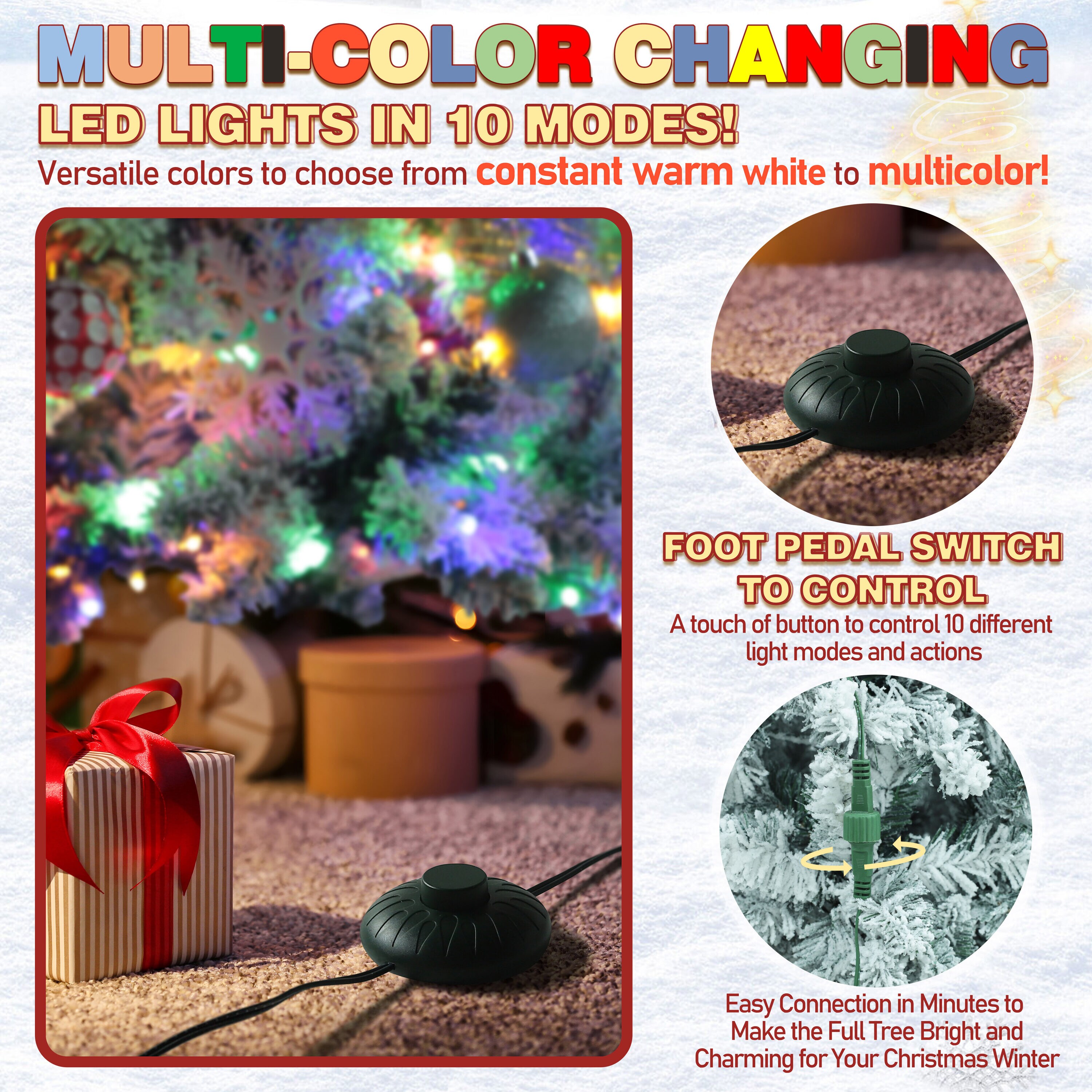 VEIKOUS HP1001-23-14 Artificial-Christmas-Trees - View #6