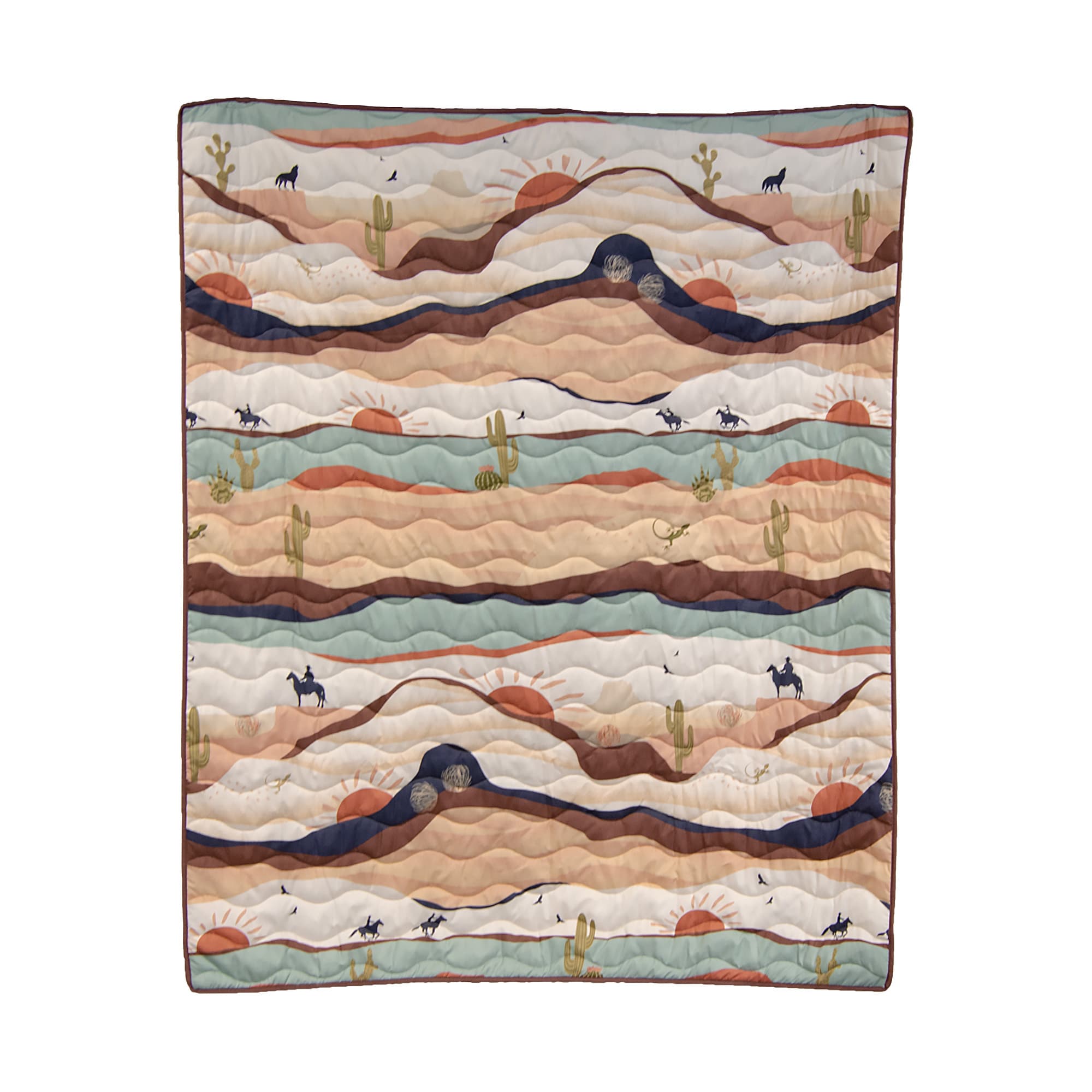 Donna Sharp Y20456 Multi-color 50-in x 60-in Polyester Throw