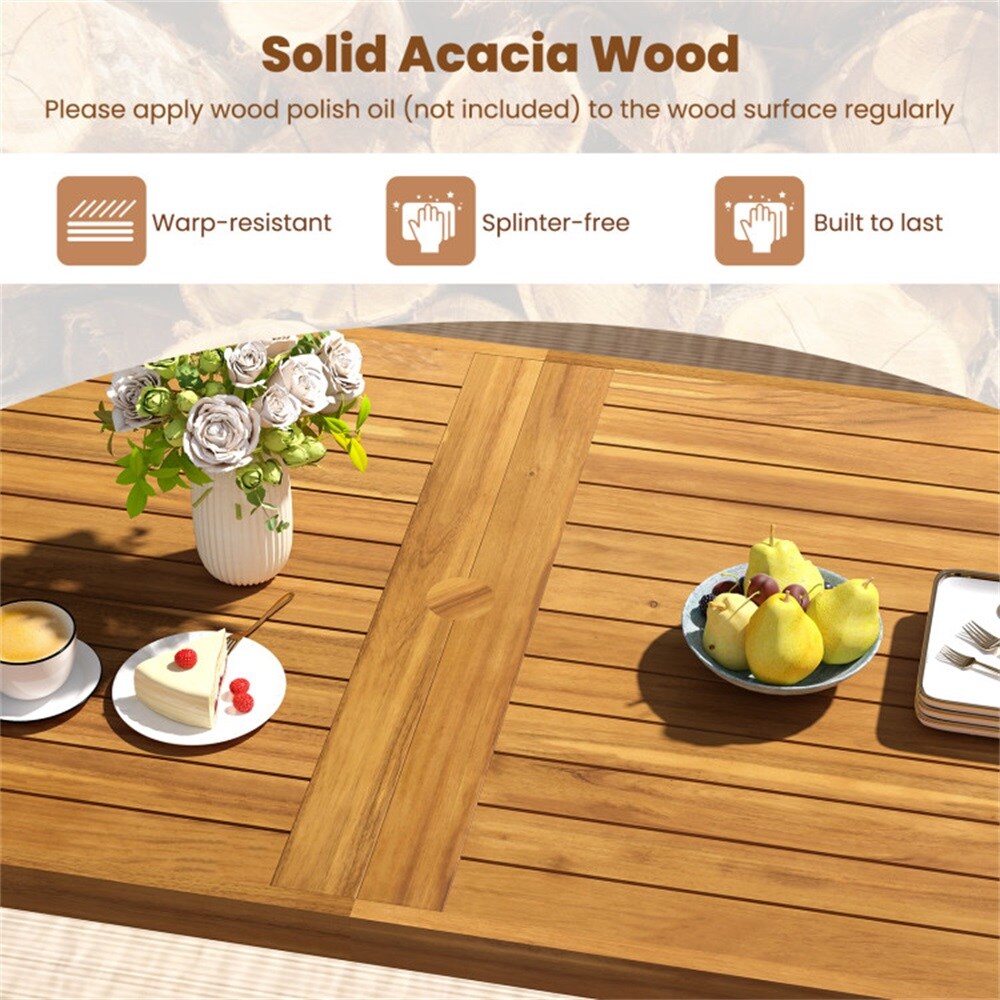 Dimakai DK-HW73184WH Patio-Dining-Sets - View #10