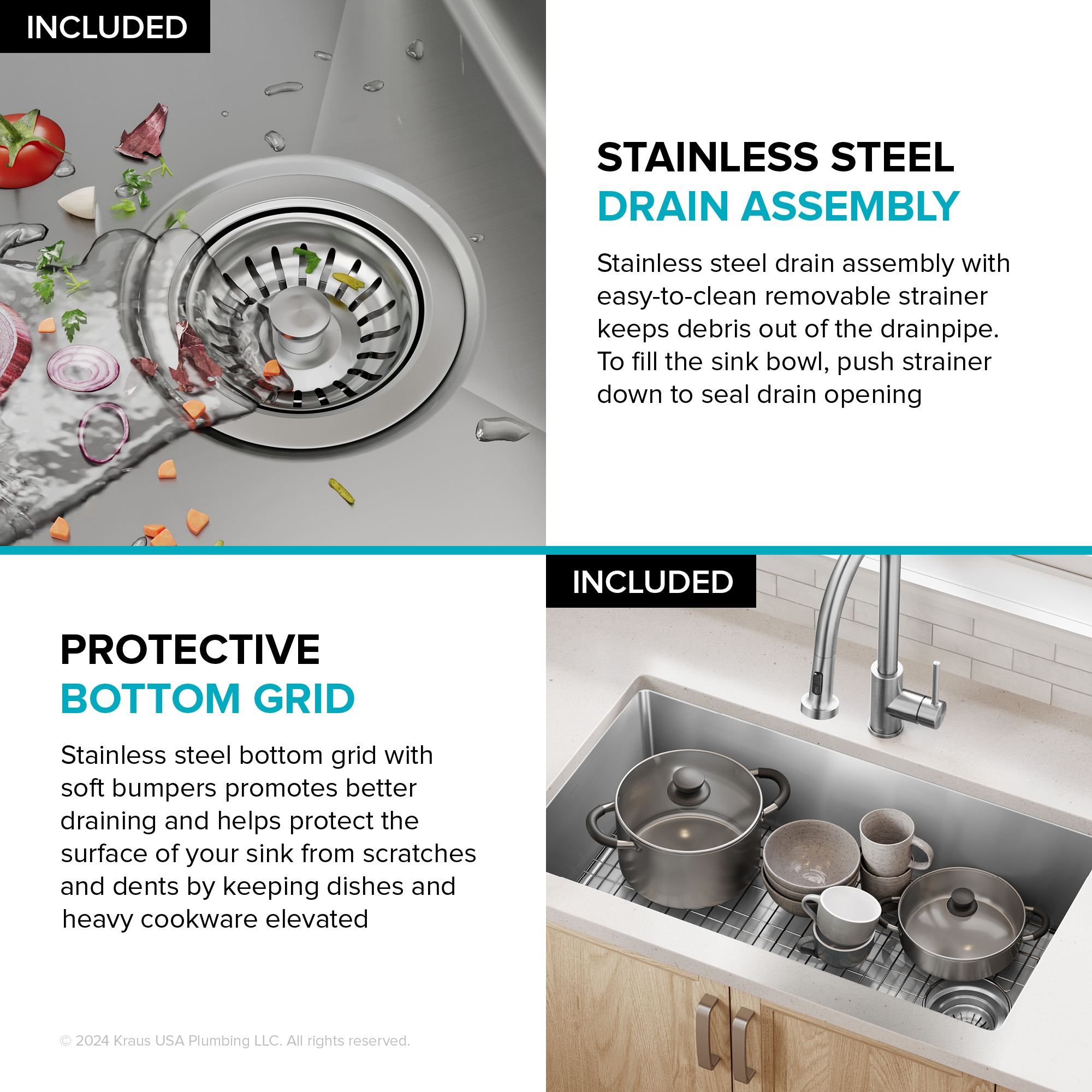 Kraus KHU640-33 Kitchen-Sinks - View #11