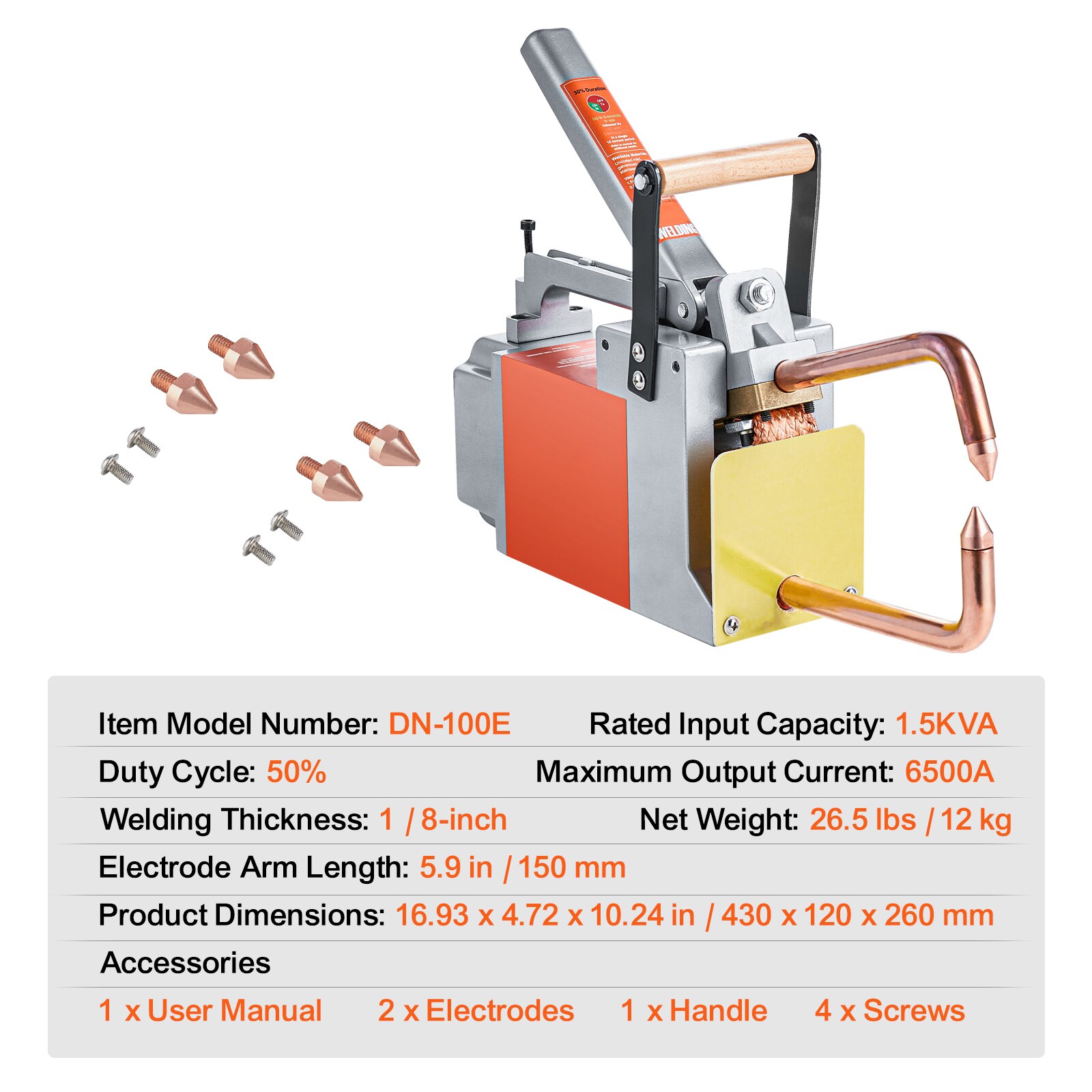 VEVOR BCDHJX18110VEOX8XV1 Wire-Feed-Welders - View #8