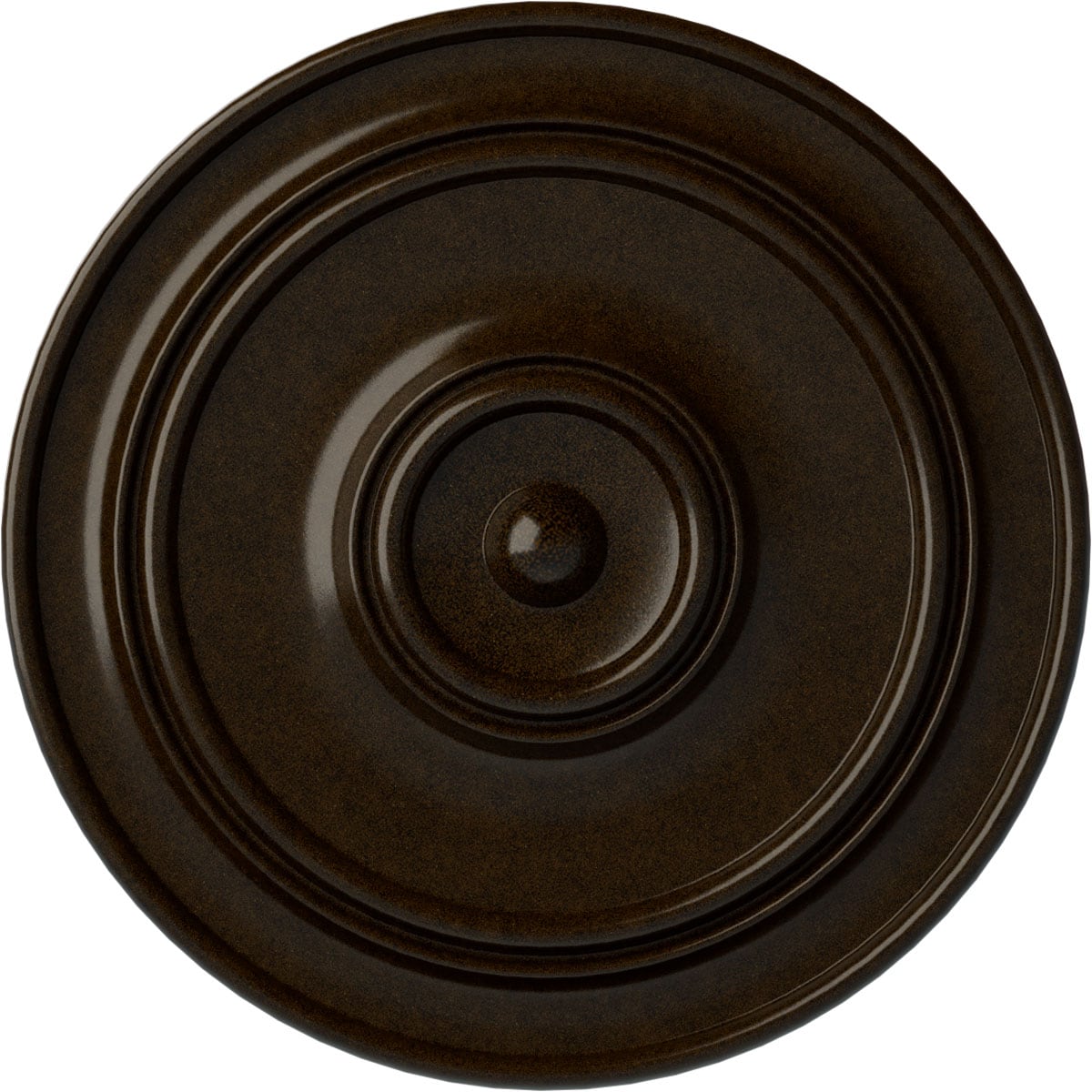 Ekena Millwork CM54TCLBZS Large Classic 57-in W x 57-in L Painted Bronze Polyurethane Split Ceiling Medallion