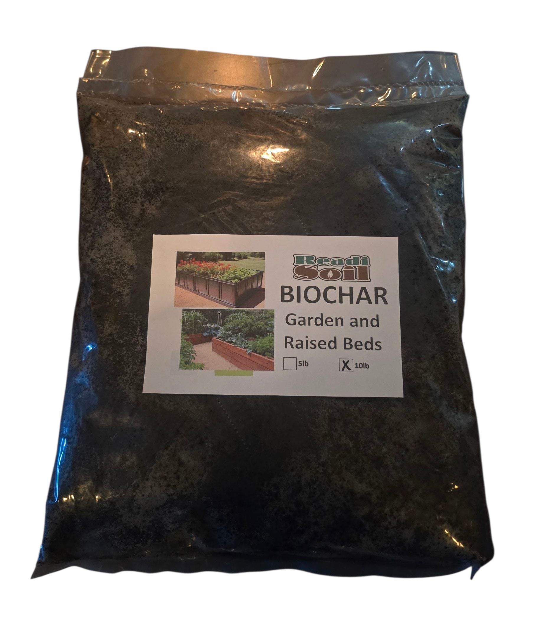 Readi Soil BCGB10 Biochar 10lb Organic Biochar Improves soil structure