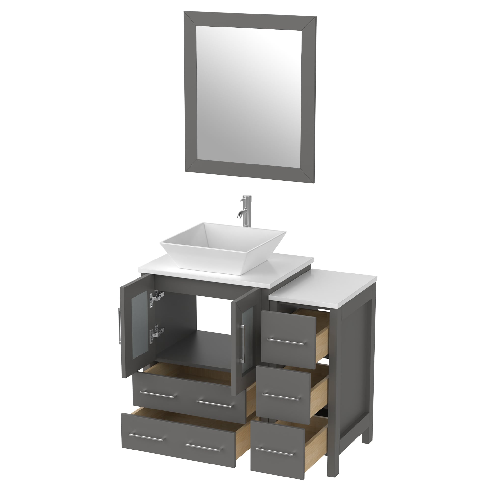 Vanity Art VA3124-36G Bath-Vanity-Combo - View #7