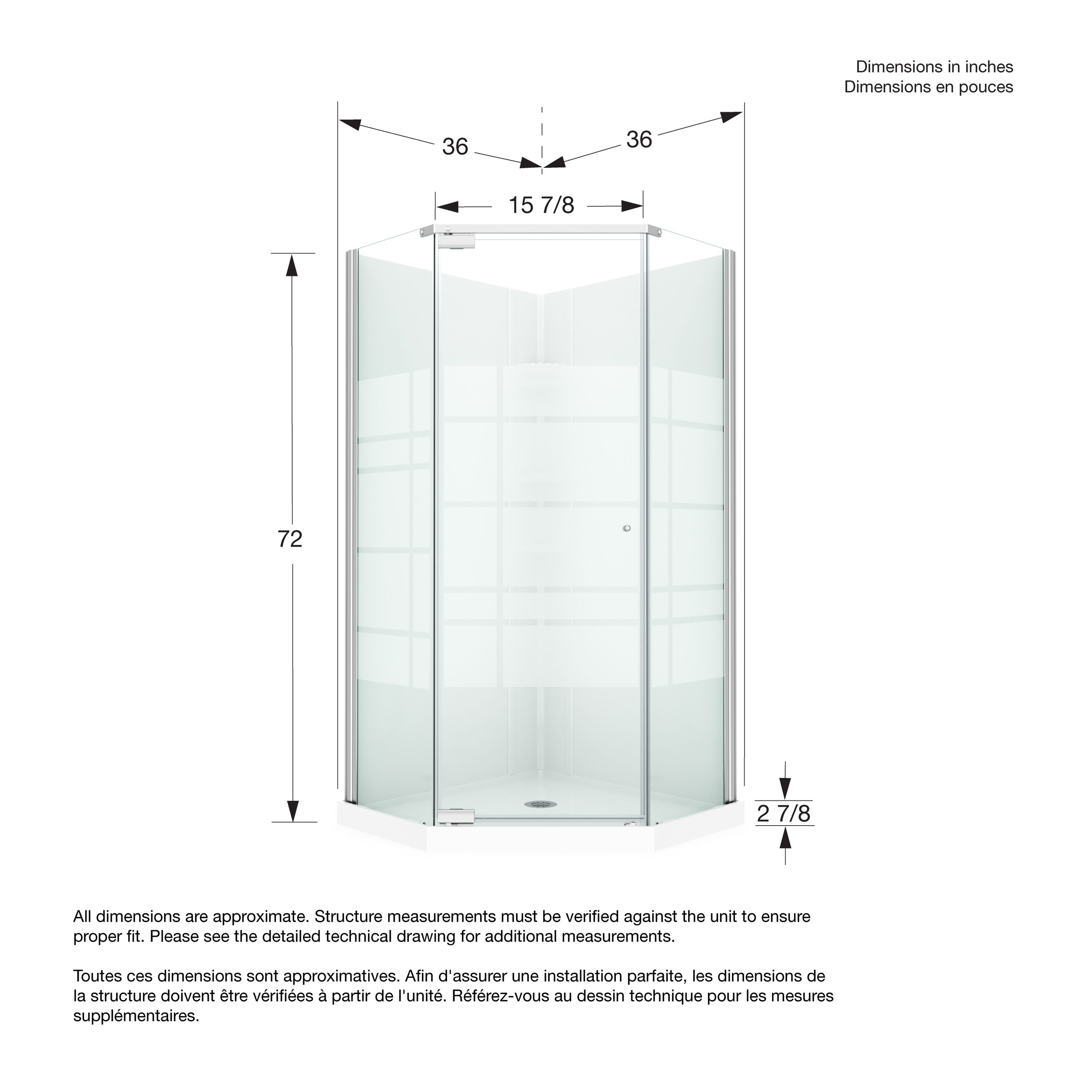 MAAX 105618-000-129-102 Alcove-Shower-Kit - View #6