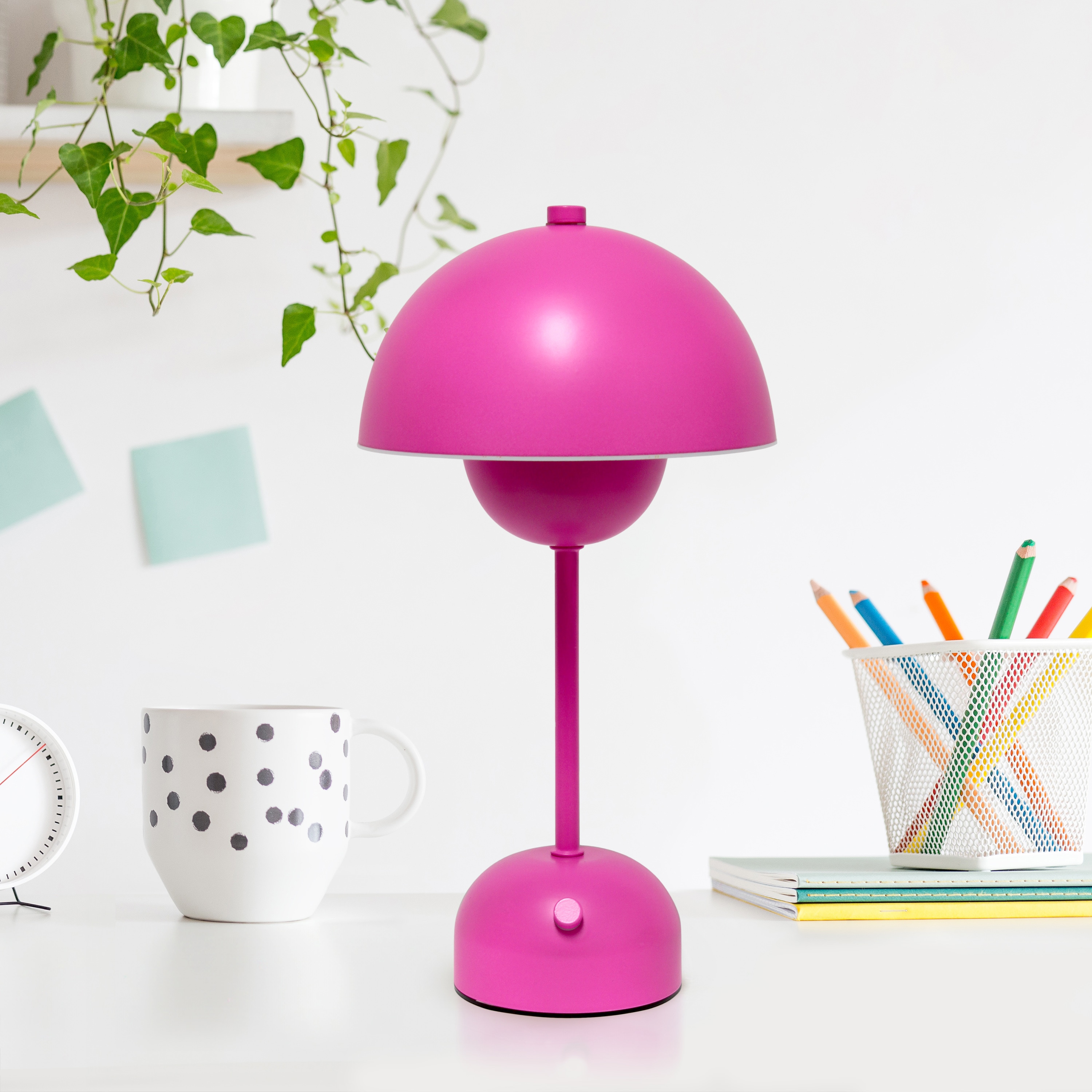Simple Designs LD1069-HPK Desk-Table-Lamps - View #4