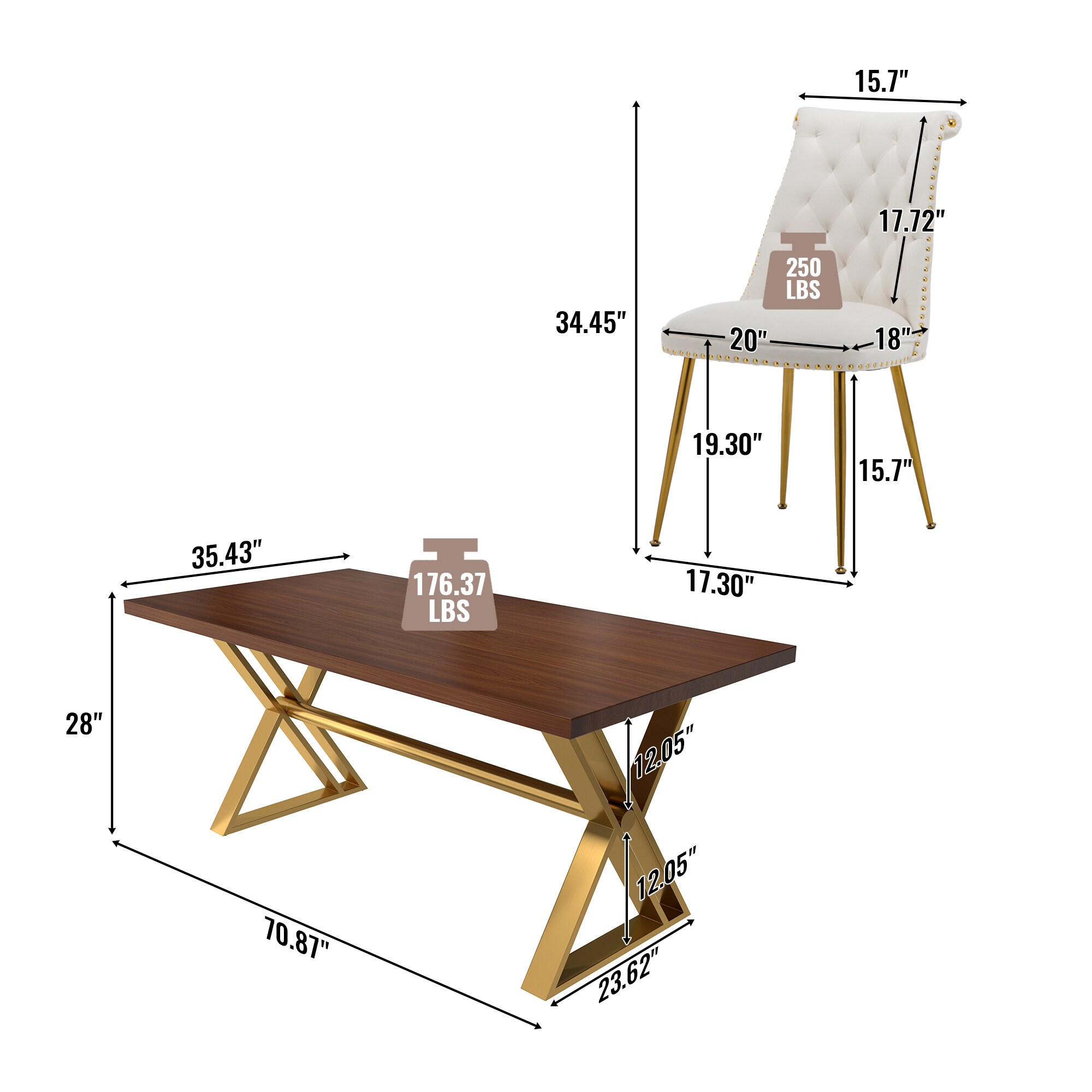 Clihome CL-HTM703BG Dining-Sets - View #4