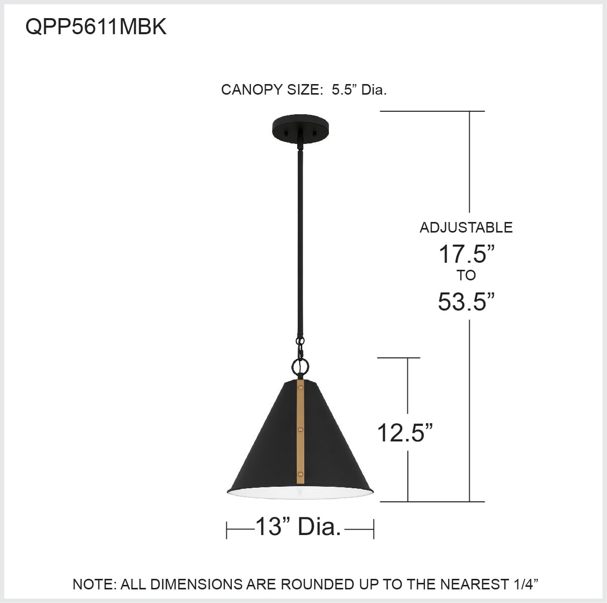 Quoizel QPP5611MBK Pendant-Lights - View #9