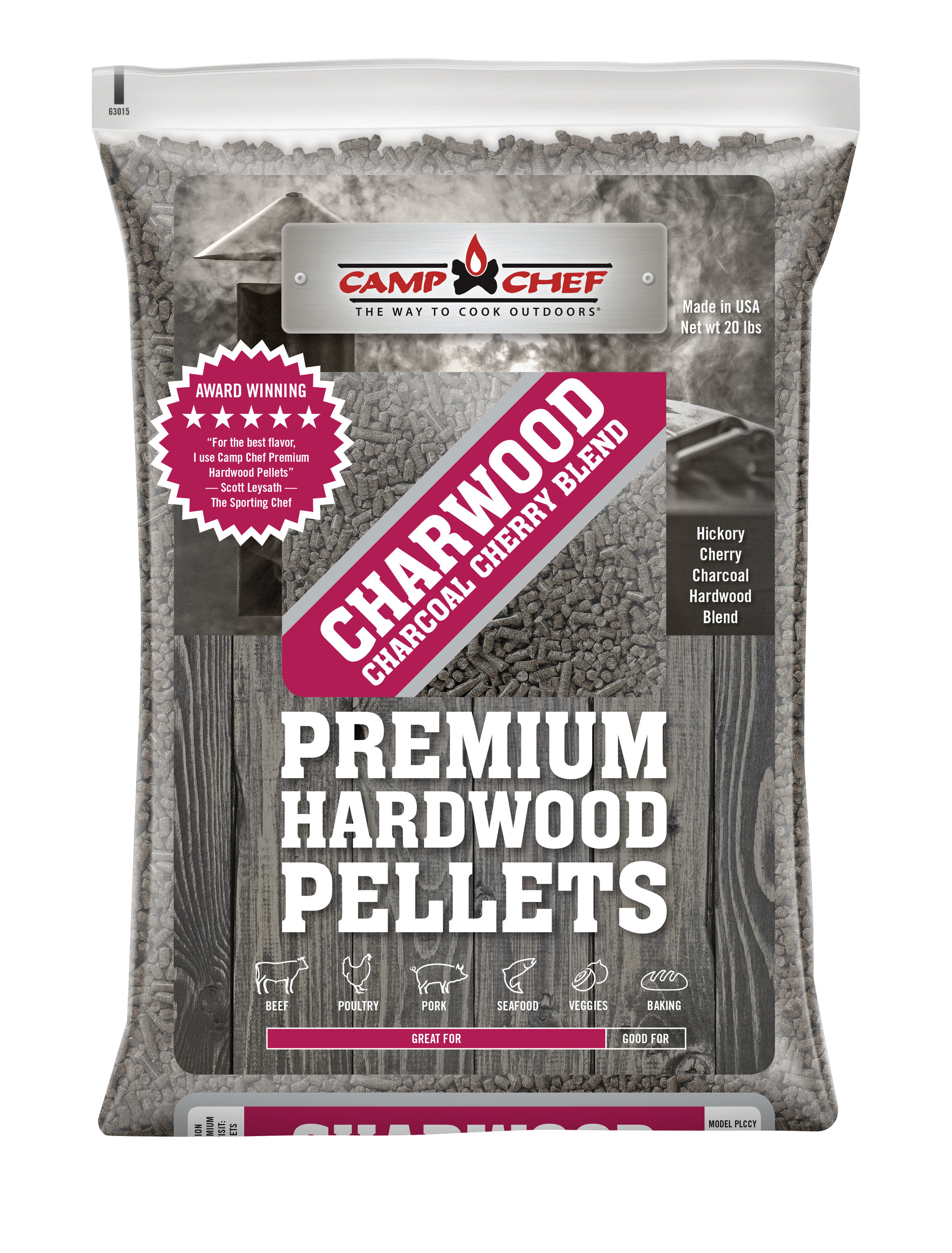 Camp Chef Premium Charwood Charcoal Cherry Blend 20 lb Wood