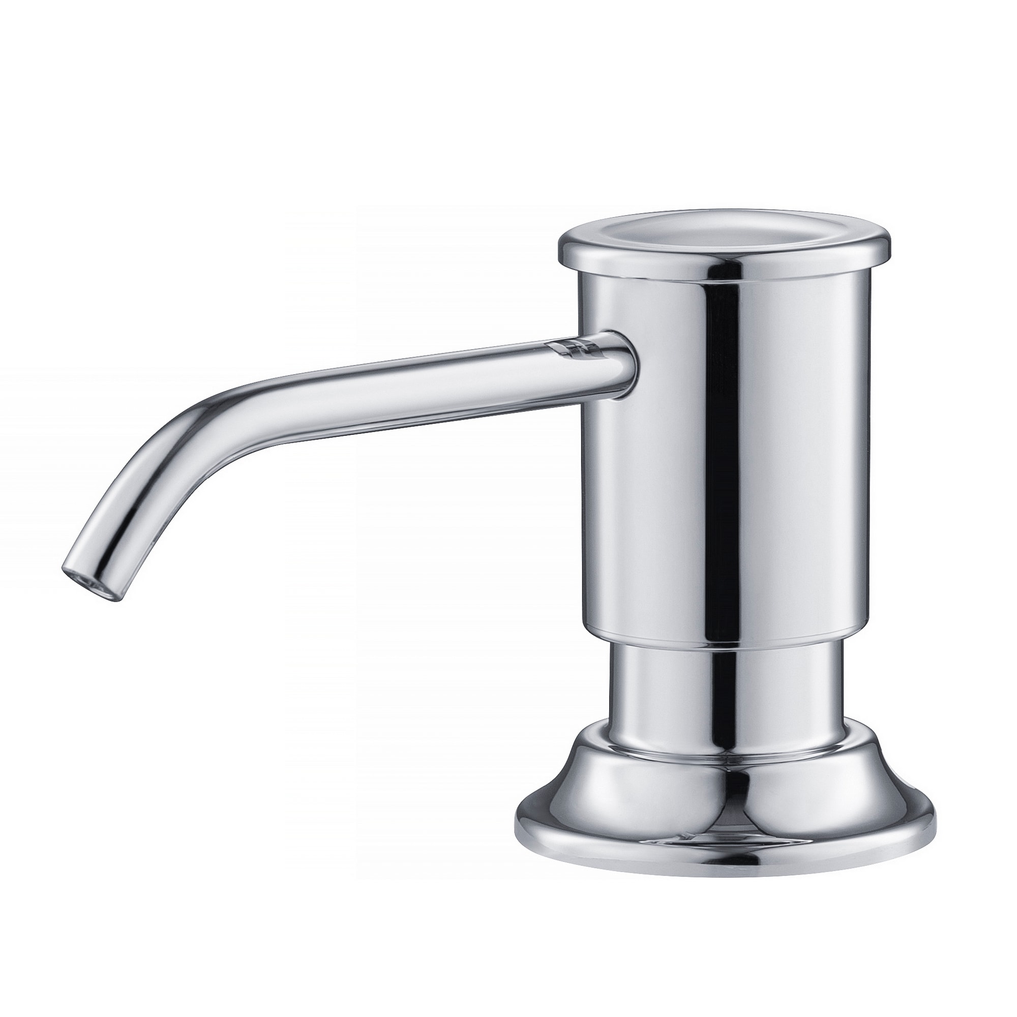 Kraus KSD-80CH Chrome 17-oz Capacity Deck-mount Soap and Lotion Dispenser