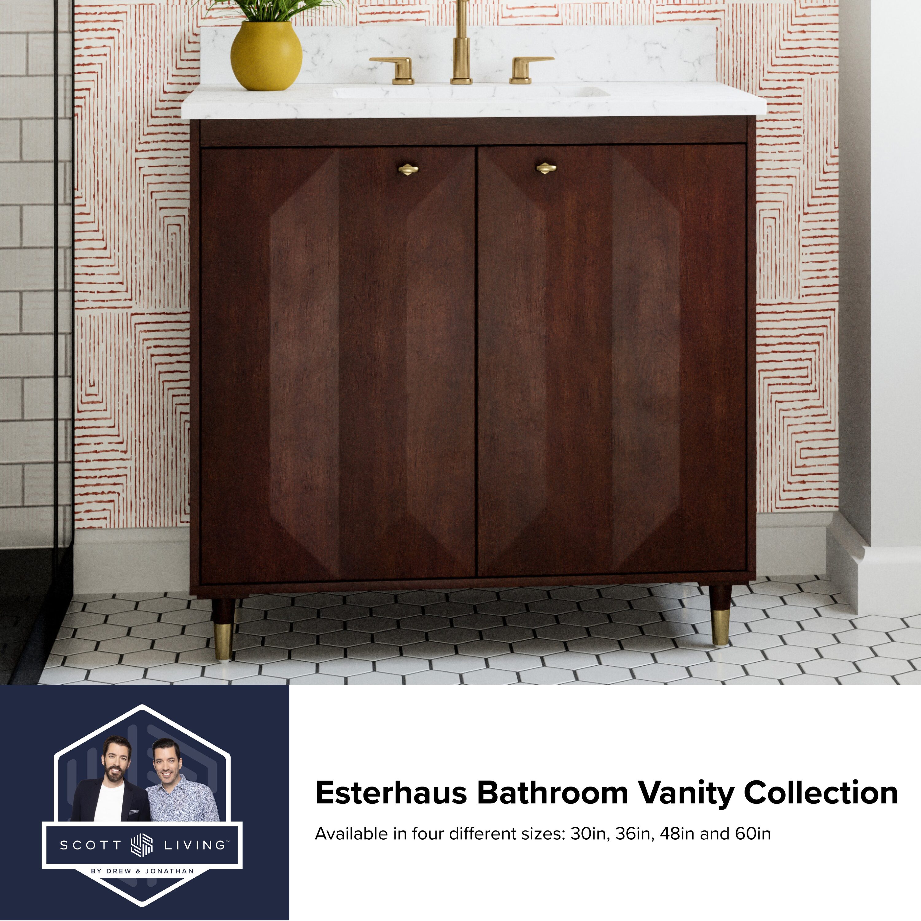WELLFOR 5-Piece Concrete Bathroom Accessory Set in Beige for Vanity Countertops