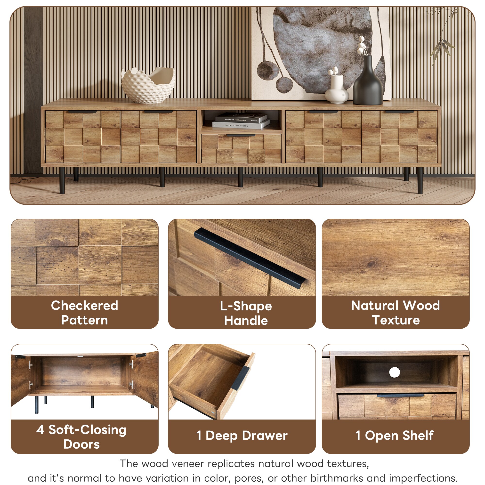 ModernLuxe L3P-N710P293272P Tv-Stands - View #4