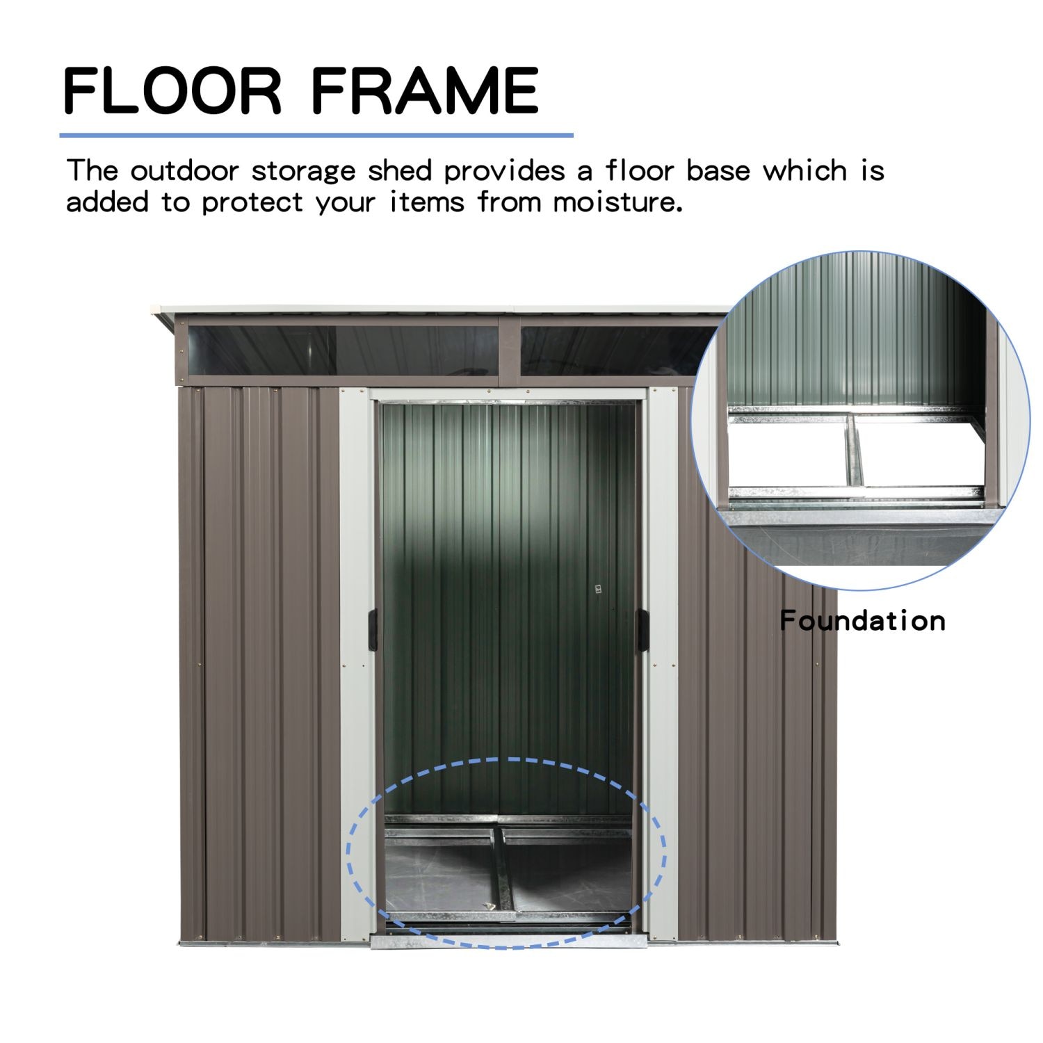 Maocao Hoom BH57425 Metal-Storage-Buildings-Sheds - View #4