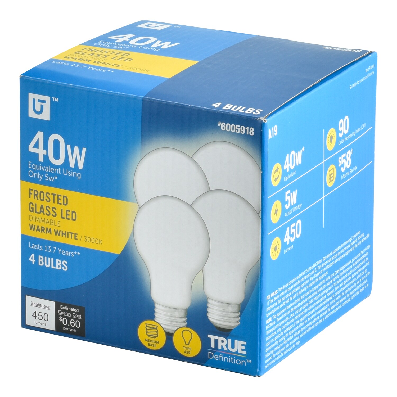 Utilitech 3A19DG5WOP30K4P Led-Lights - View #5