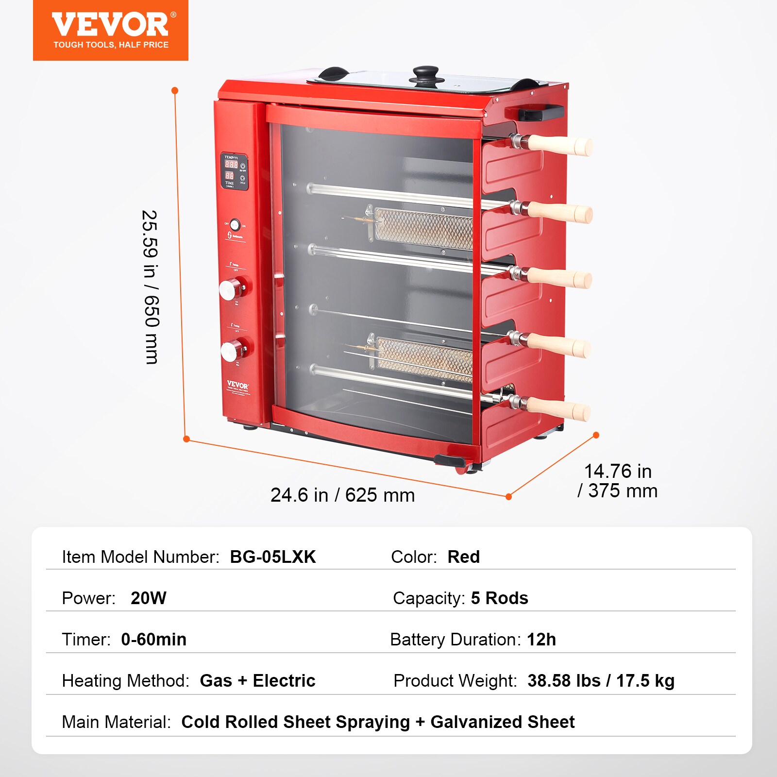 VEVOR BXKRJ5CRQBWP9IK0ZV1 m040270 - View #8