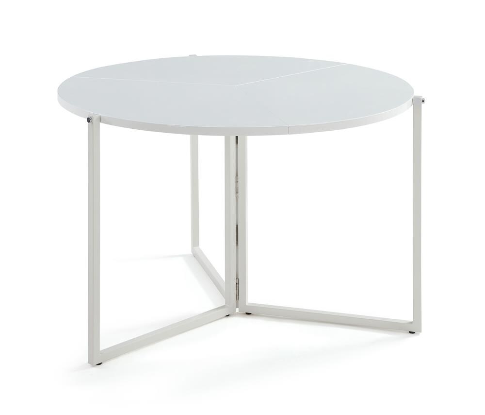 Chintaly Imports 8389-DT-FLD-WHT Dining-Tables - View #4