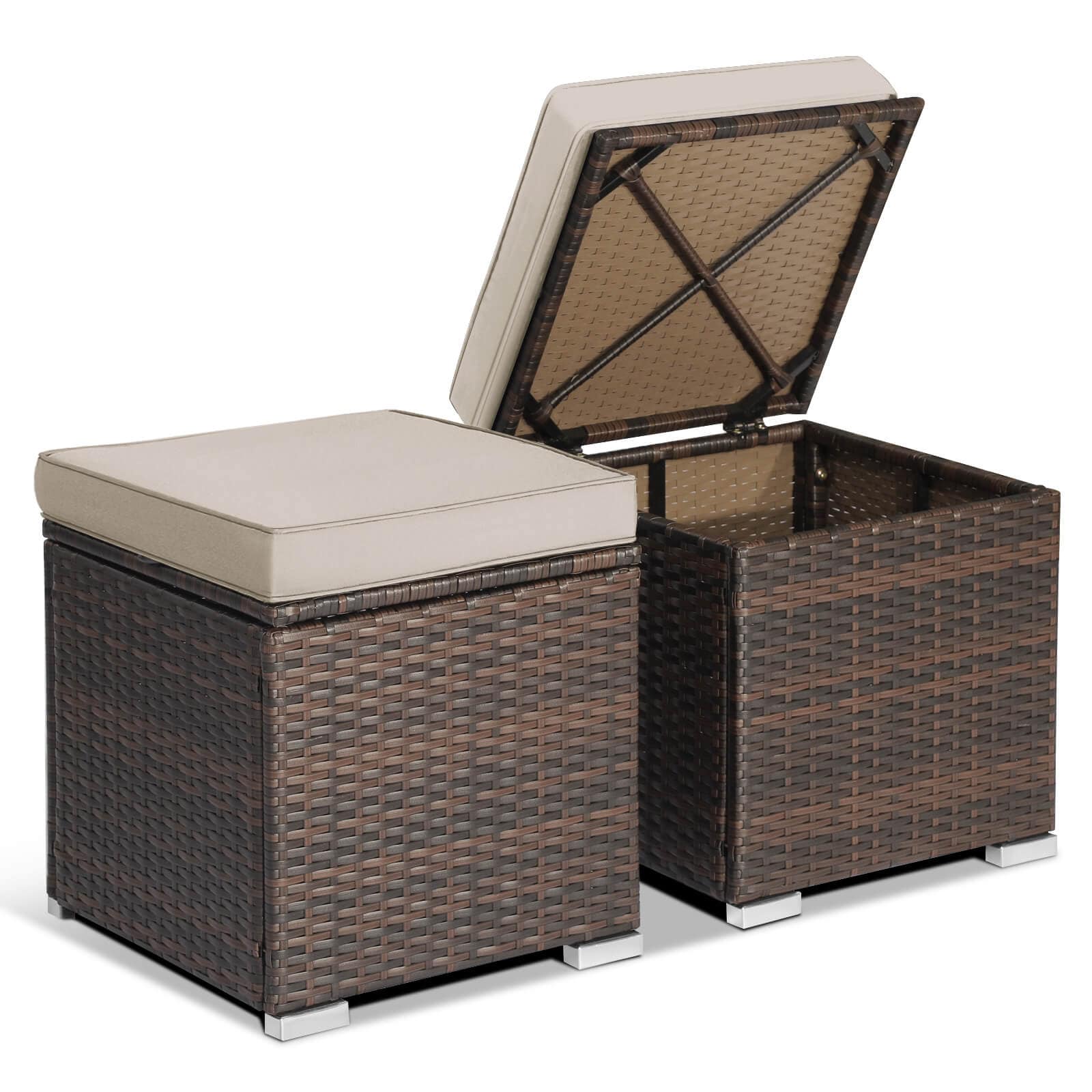 WELLFOR OUS70591BN Stools-Ottomans - View #6