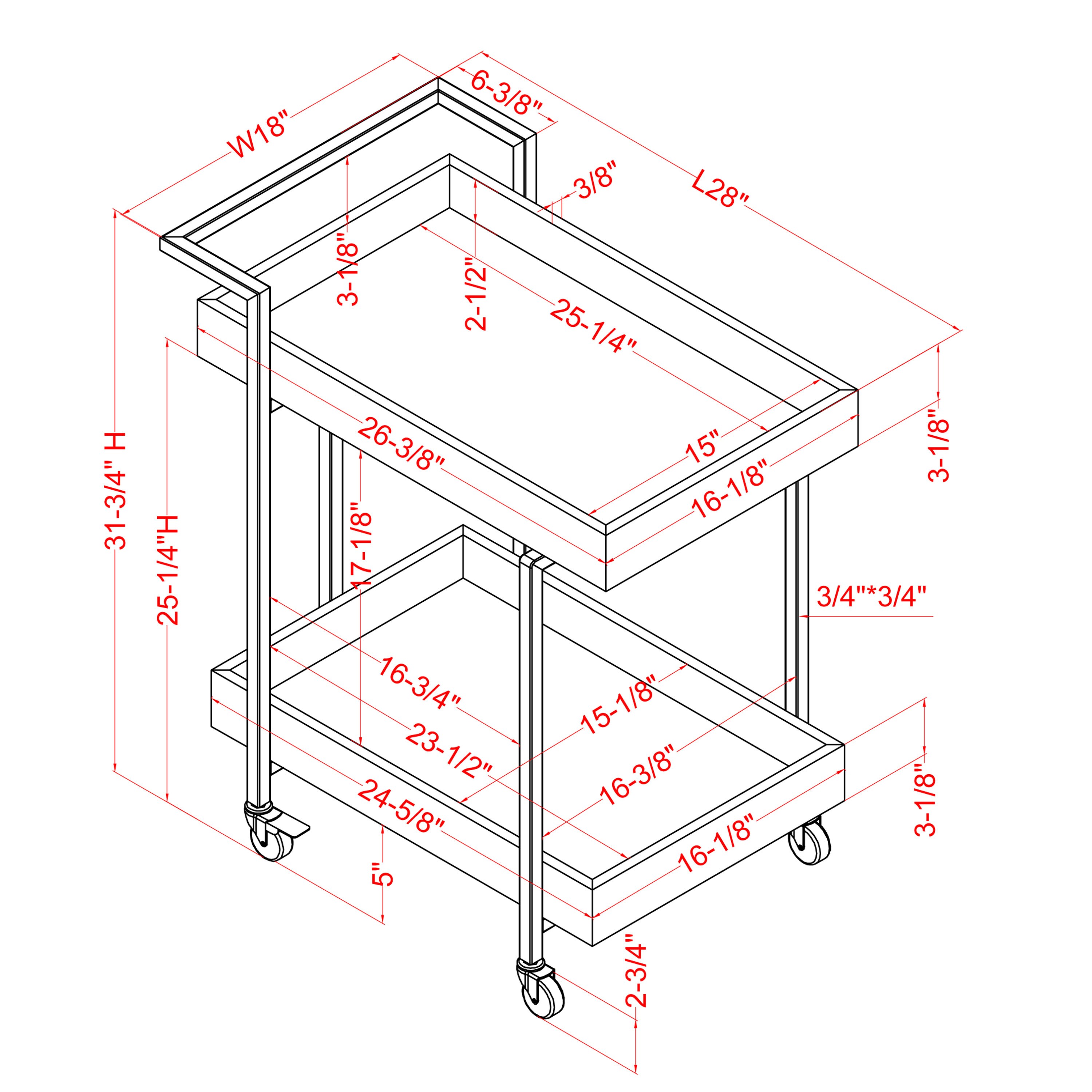 Furniture of America IDF-AC316GY Kitchen-Furniture - View #12