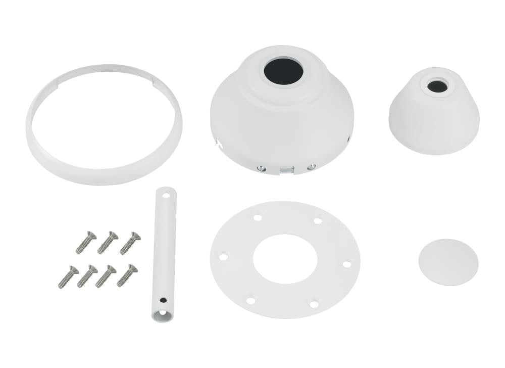 Generation Lighting 88MCFK-RZW Maverick 3.5-in Matte white Steel Angle Mount Capable Mounting hardware