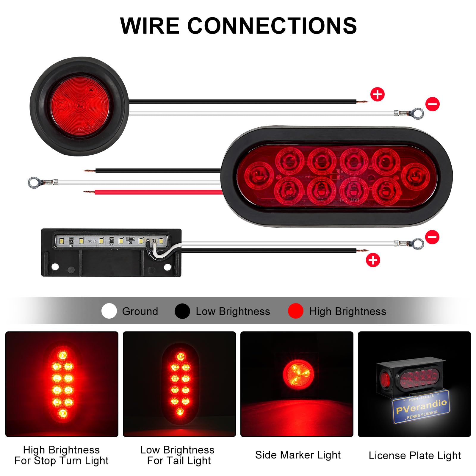 Aoibox LABFPHS5 Tail-Lights-Brake-Lights - View #2