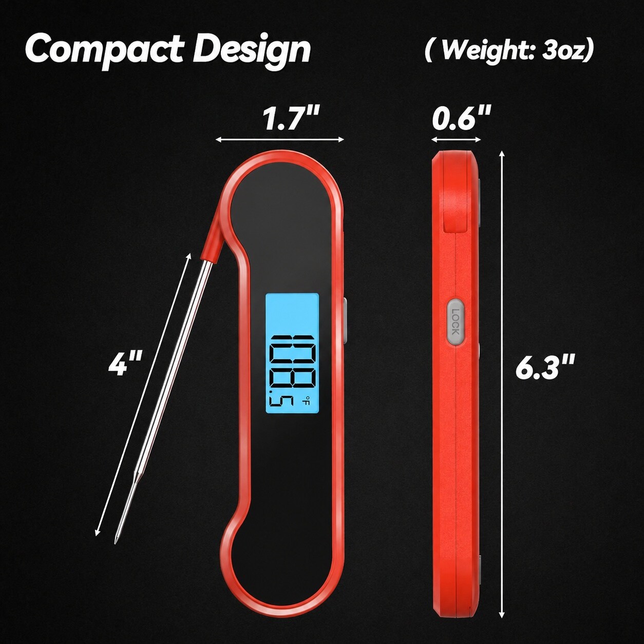 Aoibox LABRYD0L Grill-Temperature-Gauges - View #3