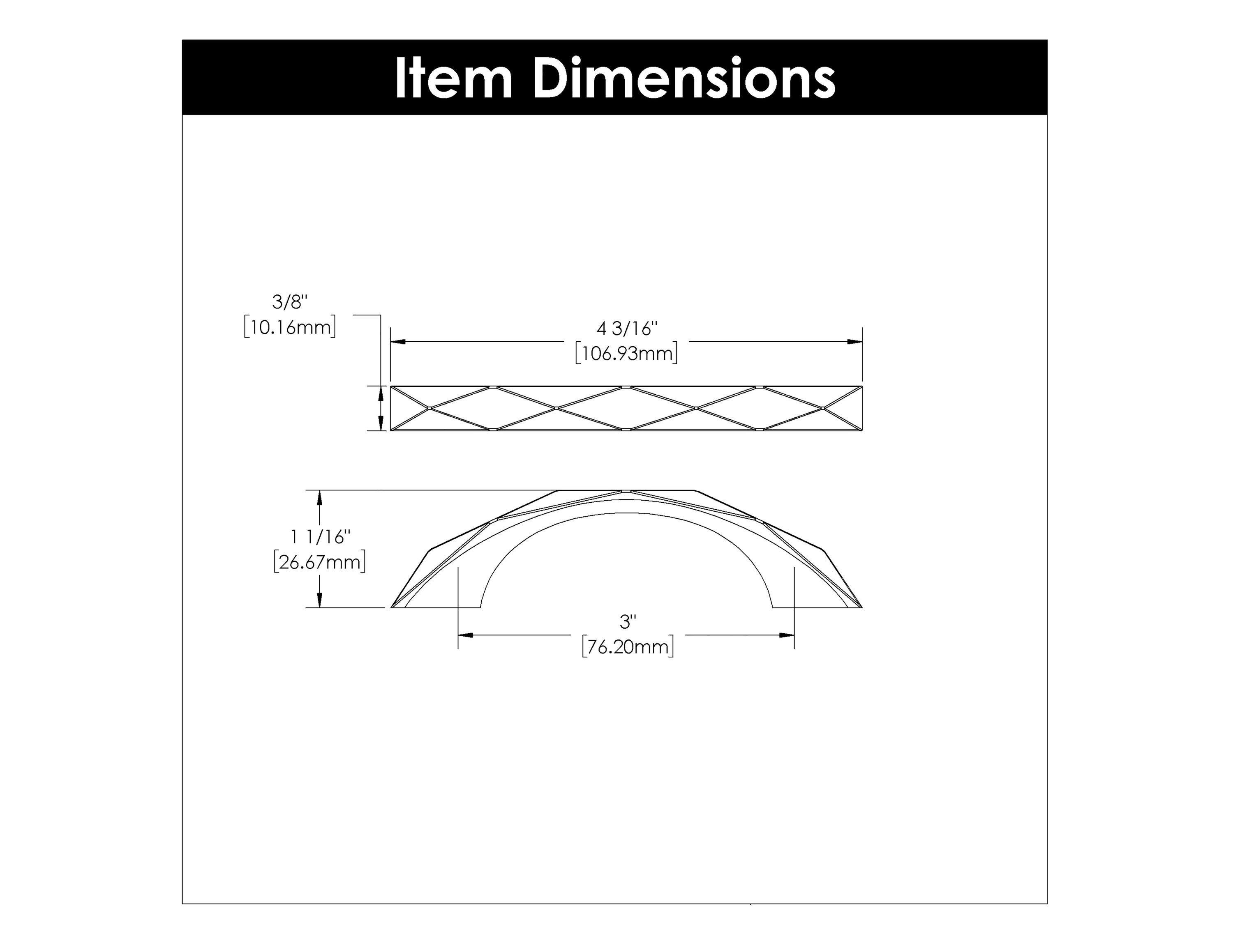 Hickory Hardware H077840SN-10B Cabinet-Pulls - View #4