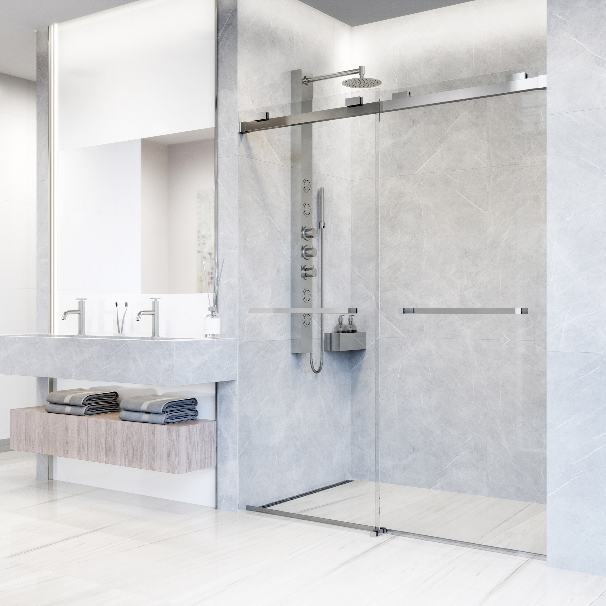 VIGO VG6023CHCL6076 Shower-Doors - View #7