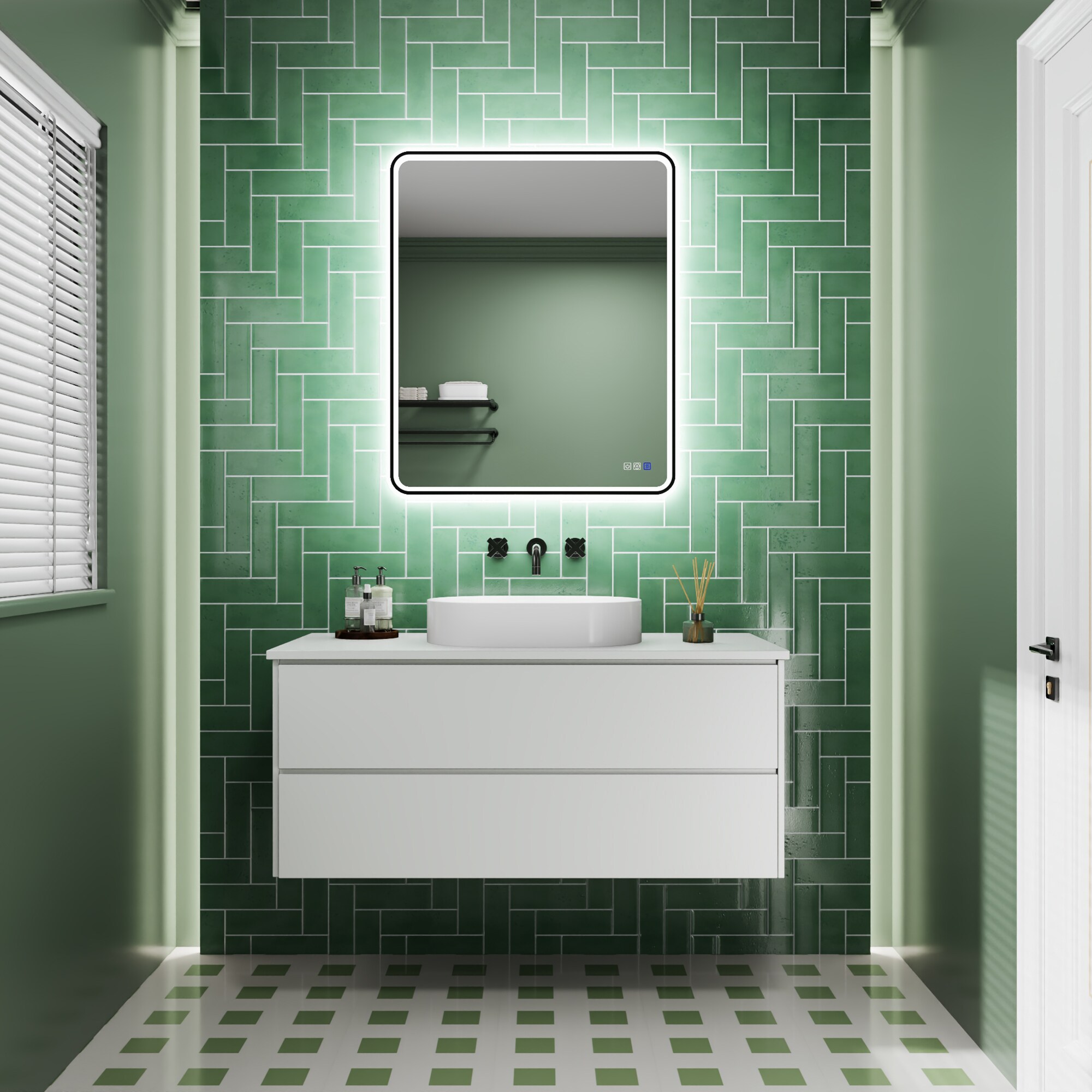 ExBrite EXBMV83036 Framed-Bath-Mirrors - View #17