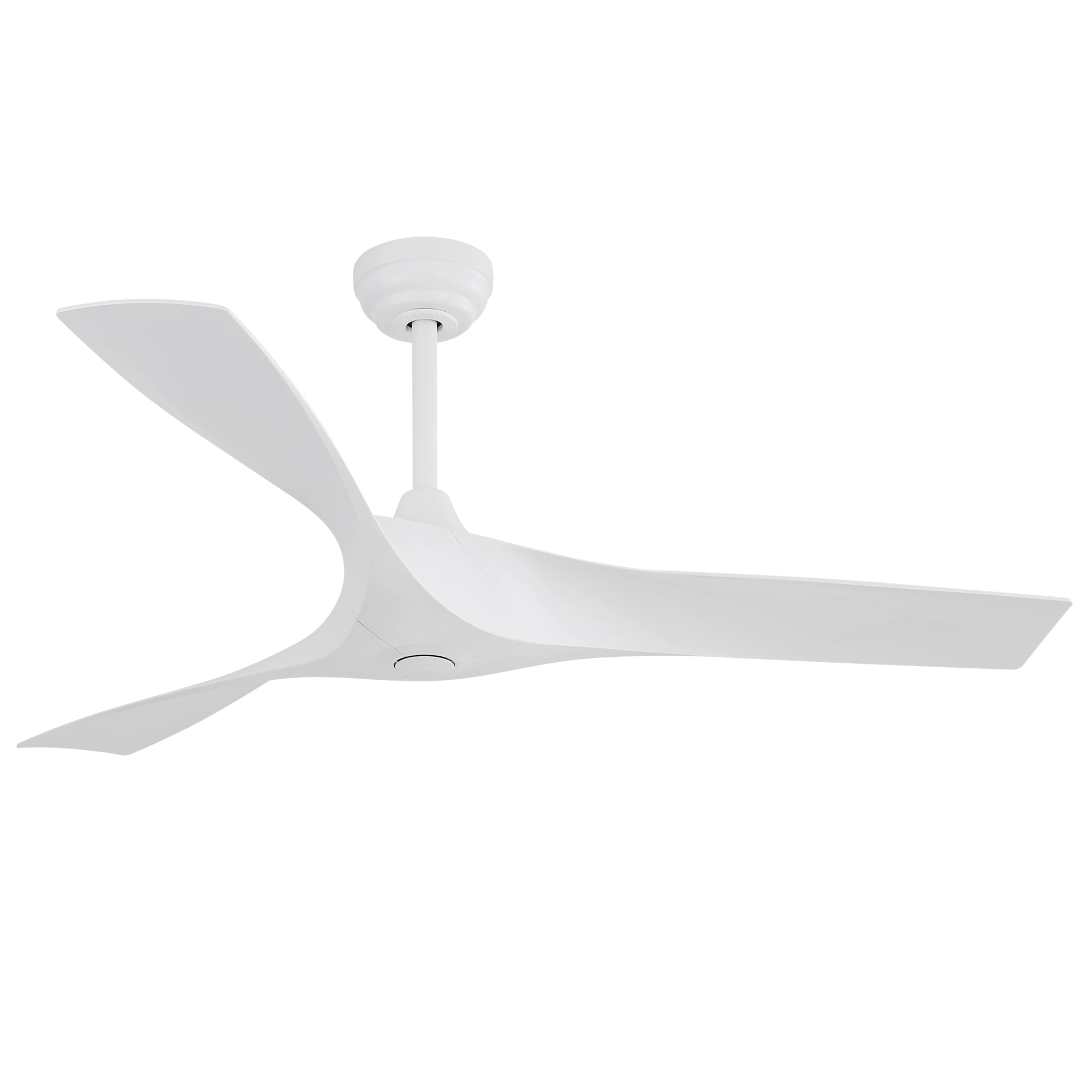 Bybafun YA3200067 52-in Outdoor White with ABS Blades Ceiling Fan and Remote ( 3 -Blade )