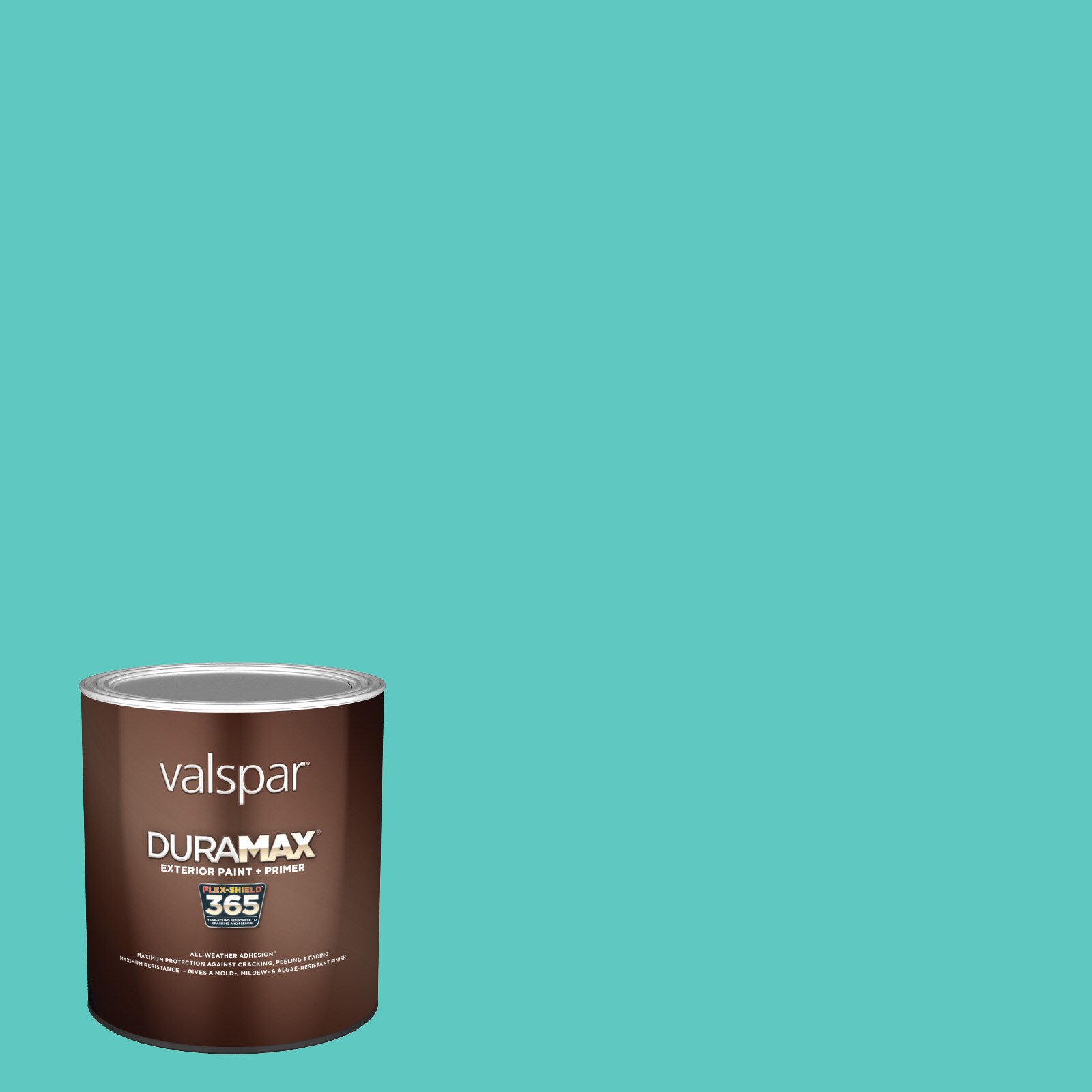 Valspar 5006-10A-336701 Duramax Satin Bayside 5006-10A Latex Exterior Paint + Primer ( 1-quart )
