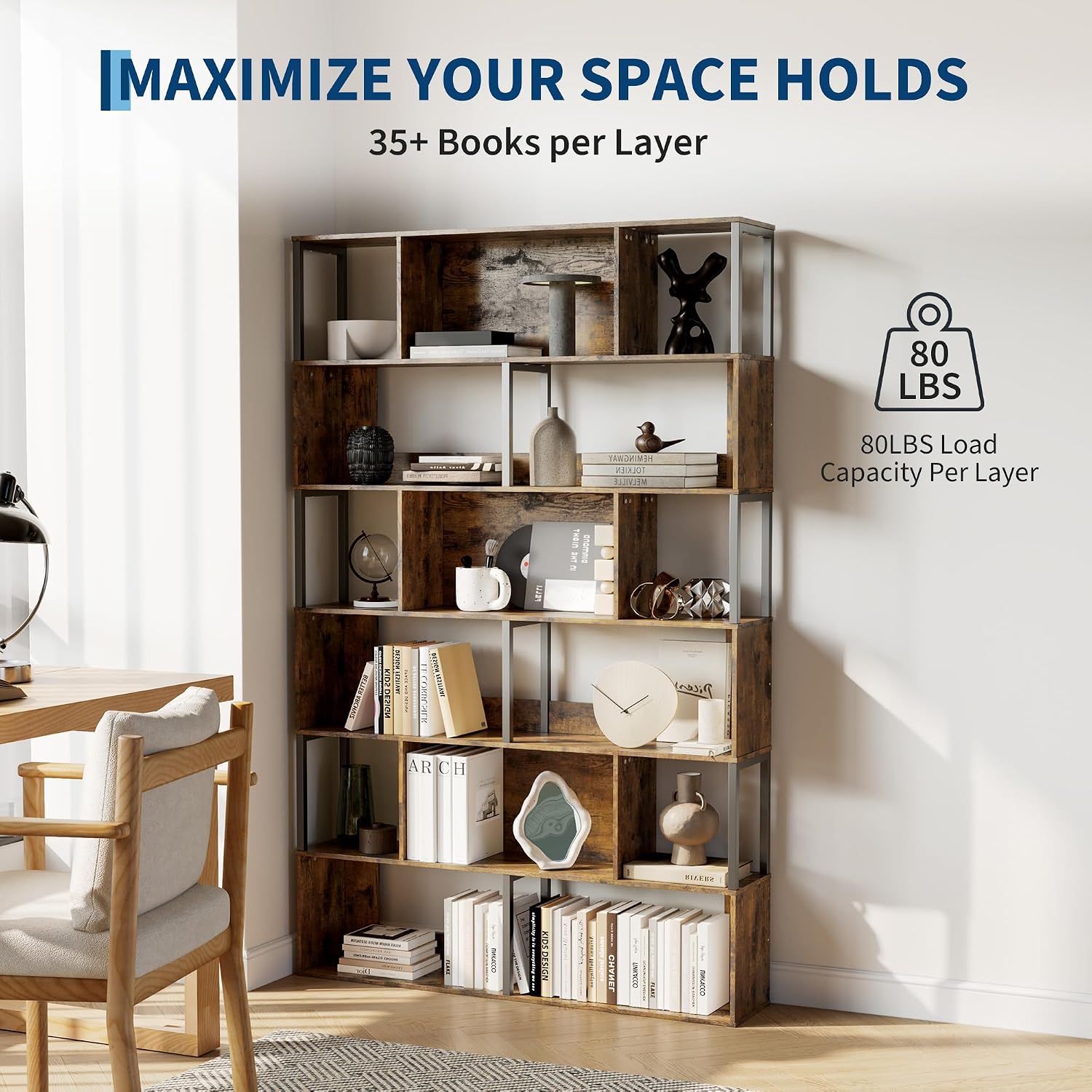GAOMON CQC-3QUNRM-WG05 bookcases - View #4