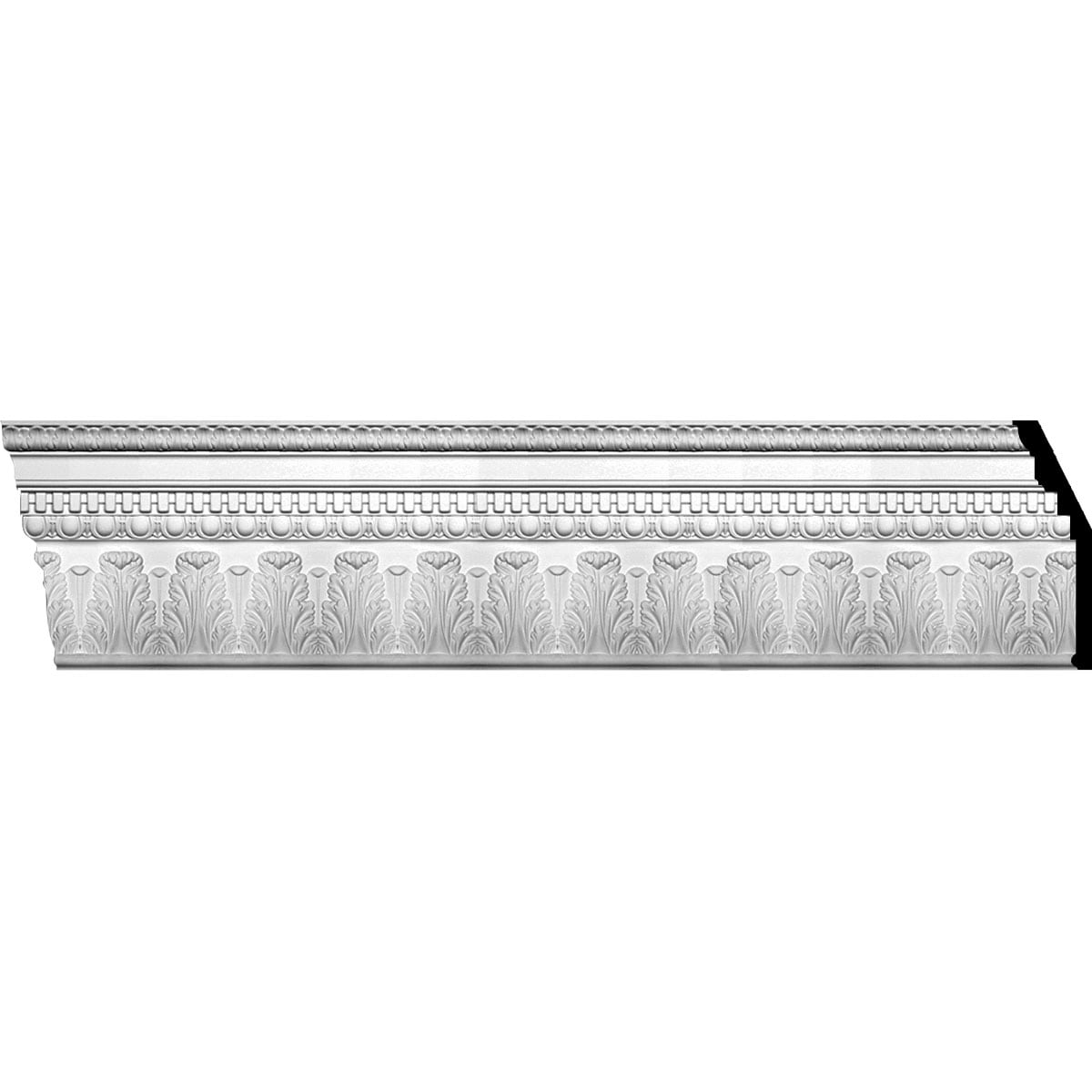 Chesterfield Dentil & Egg White Polyurethane Crown Moulding