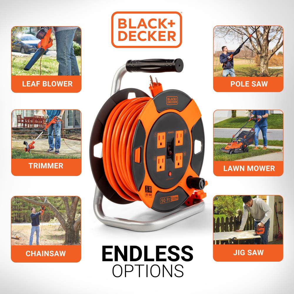 Link2Home & Black + Decker extension cord reels & more from $13 - Clark  Deals