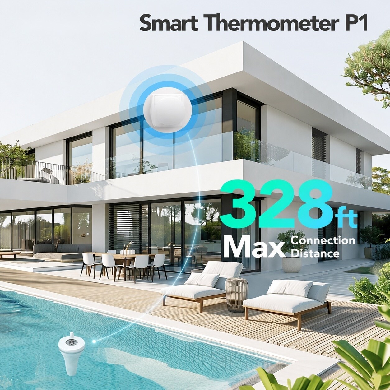 Aoibox LABV2LZE Pool-Thermometers - View #3