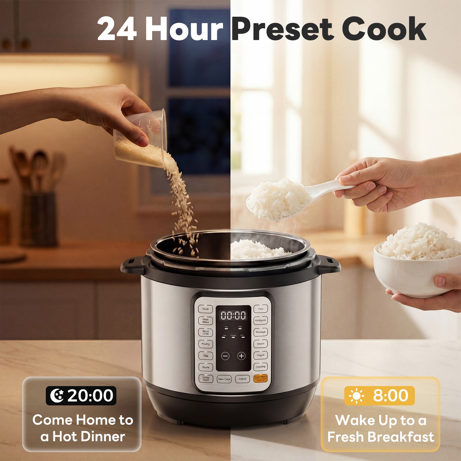 Sweetcrispy L-AH-YLG6JBD-6SR Electric-Pressure-Cookers - View #6