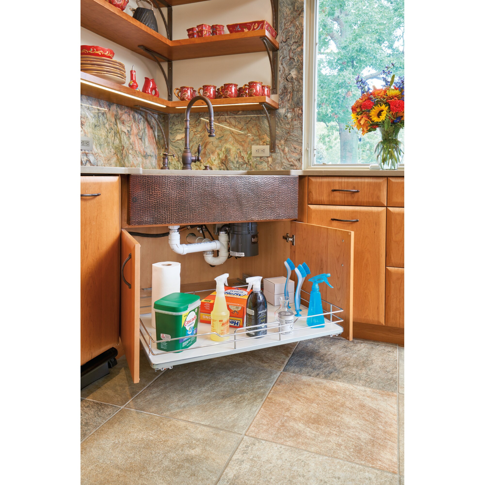Rev-A-Shelf 5330-33BCSC-GR Pull-Out-Cabinet-Baskets - View #2
