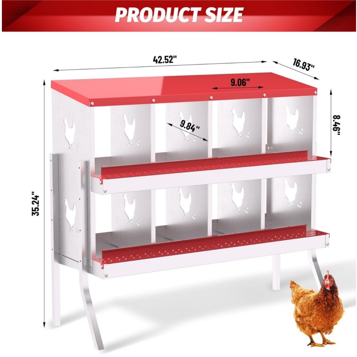 GarveeLife LMYJW-5833 Chicken-Coops-Rabbit-Hutches - View #2