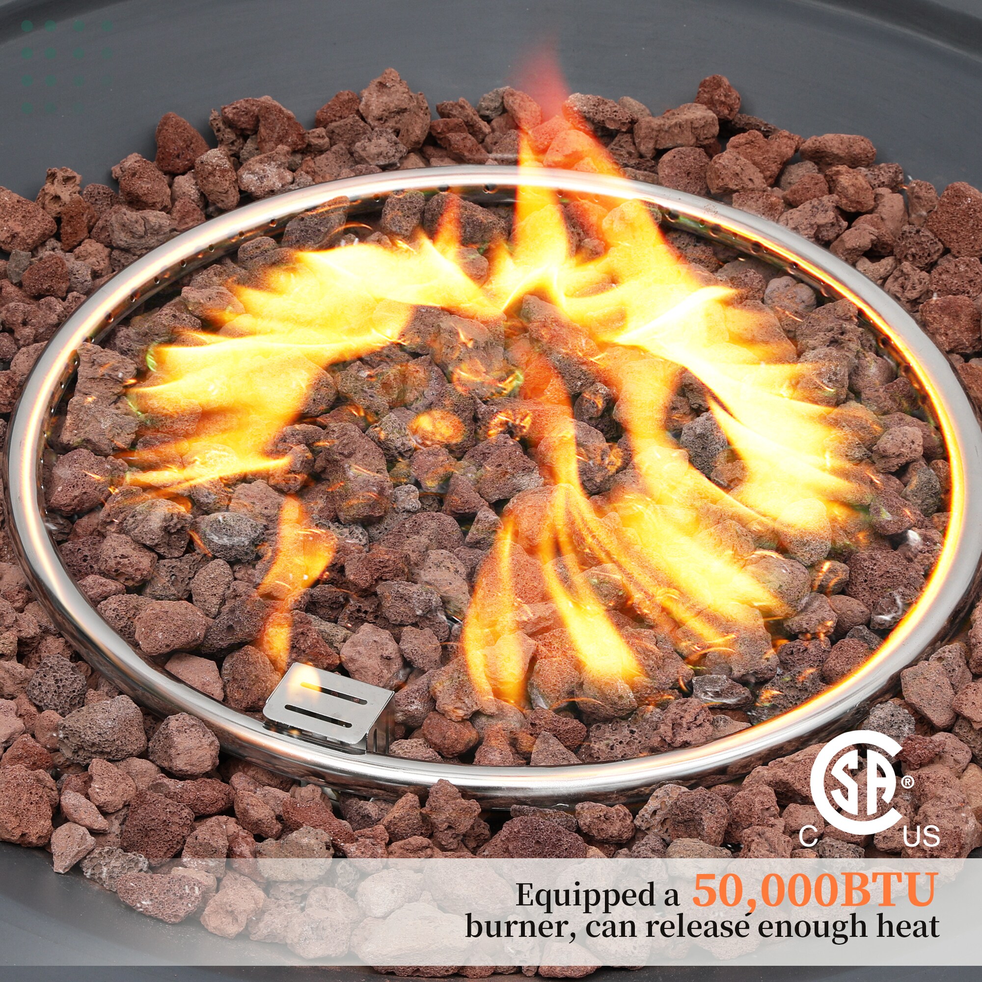 Patio Watcher BT-GS41H-OW-RGS Outdoor-Gas-Firepits - View #6