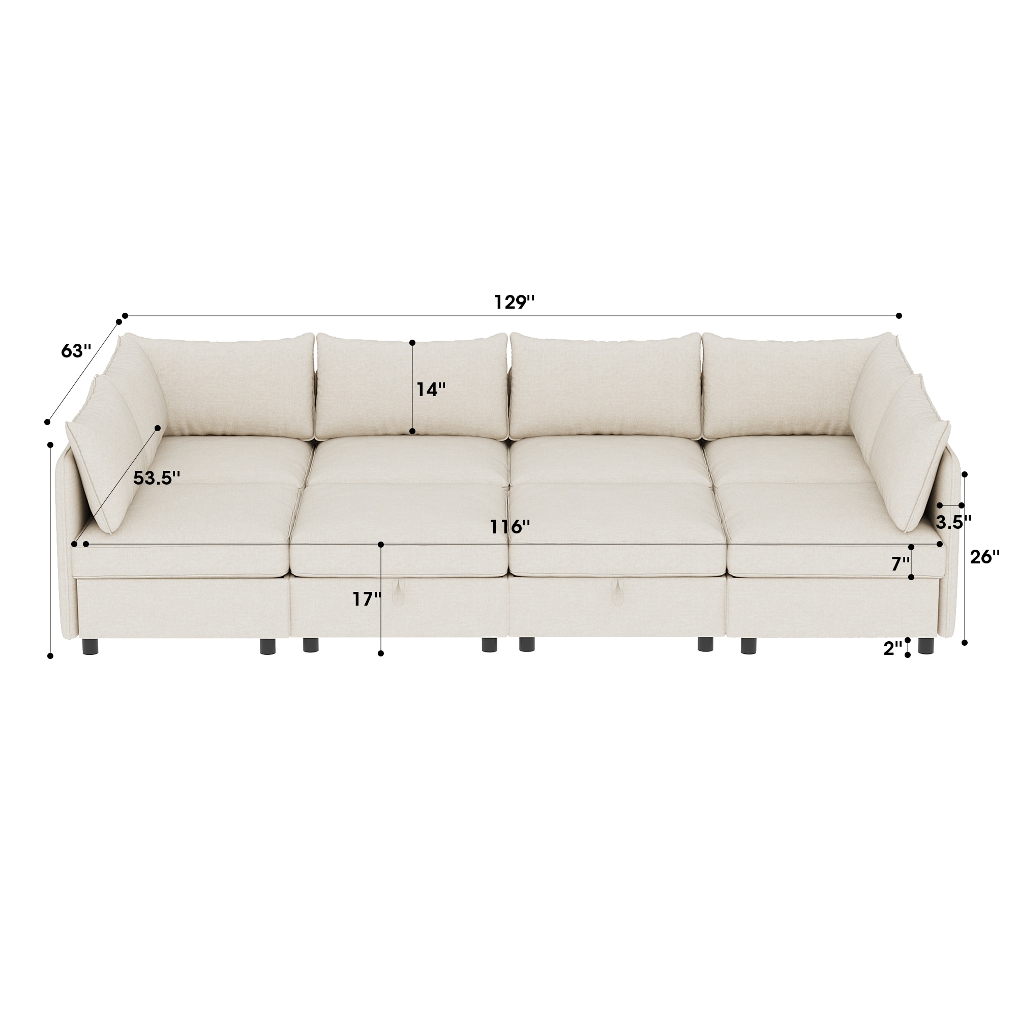 Bybafun YD3700029 Living-Room-Sets - View #3