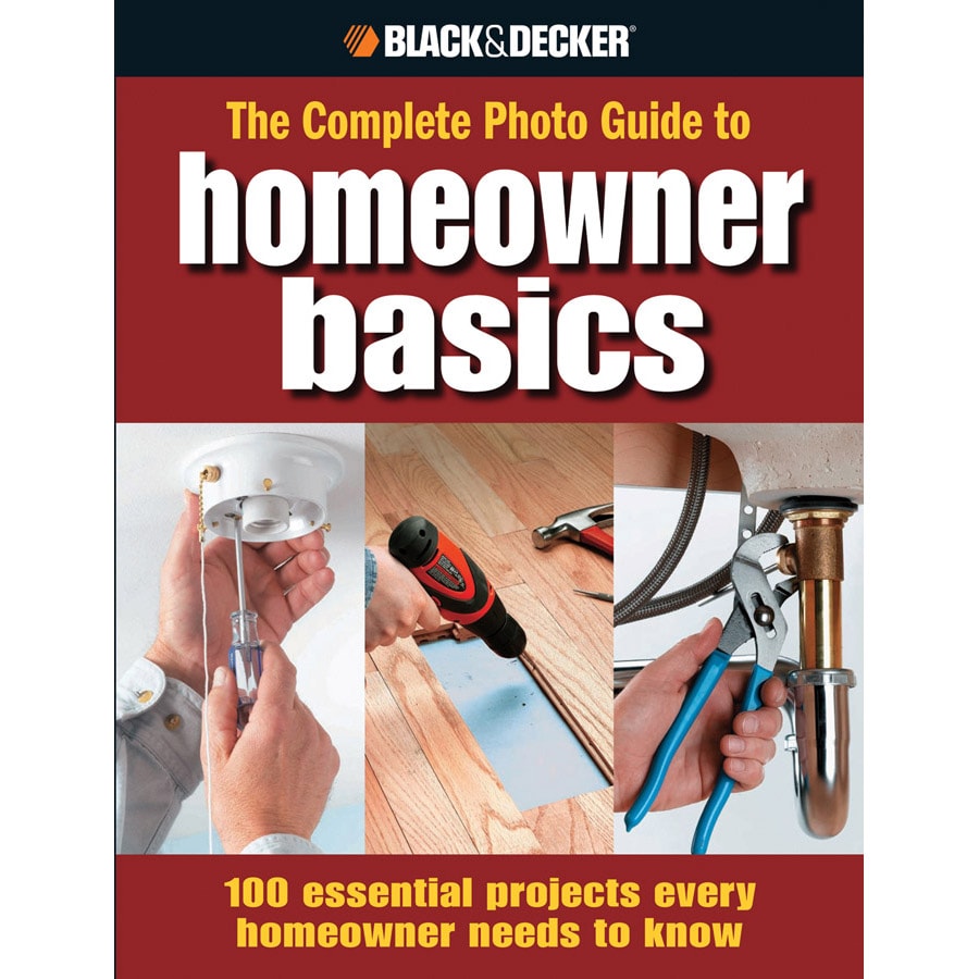 Black and Decker Complete Photo Guide to Homeowner Basics in the Books  department at