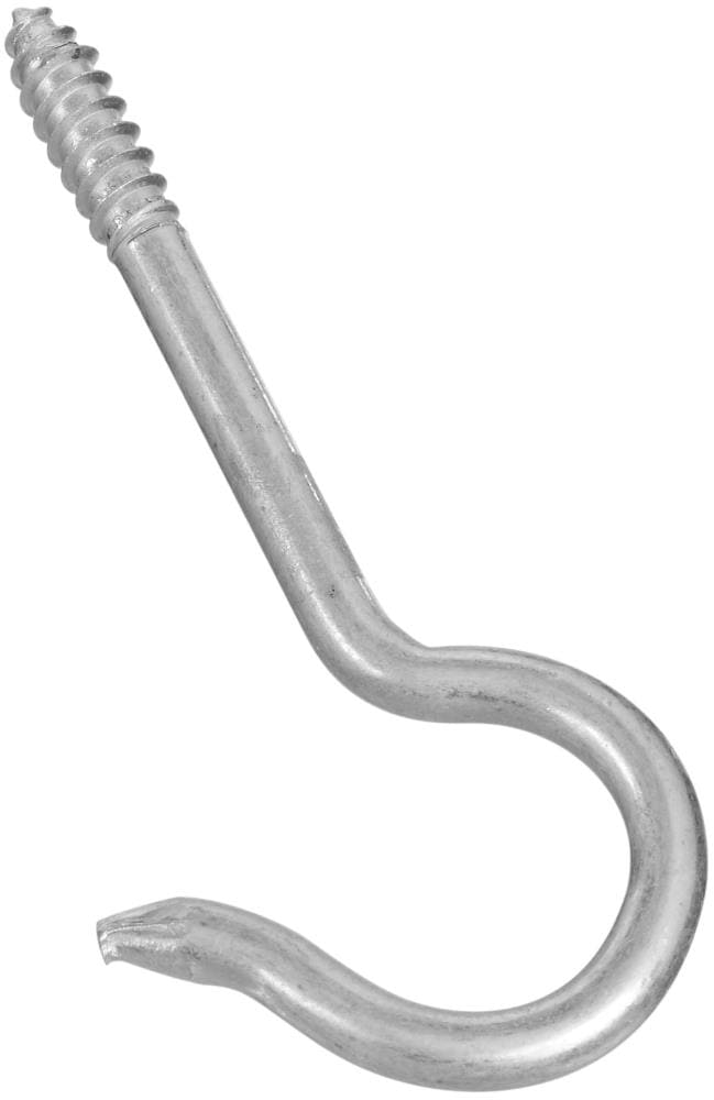National Hardware Zinc Plated Screw Ceiling Hook(60-lb Capacity) in the  Utility Hooks & Racks department at