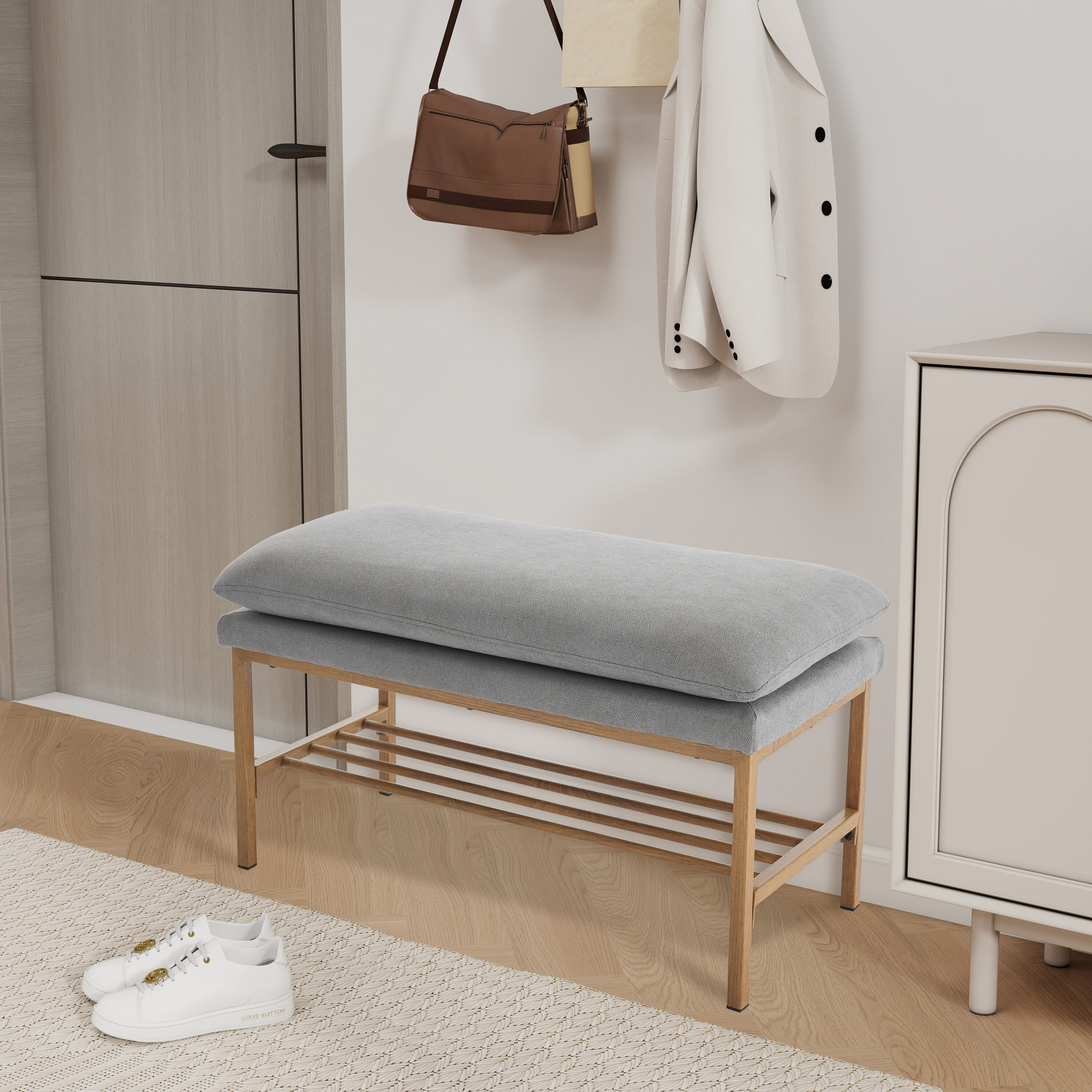Hrinhom HC-W4107-GRAY bench - View #3