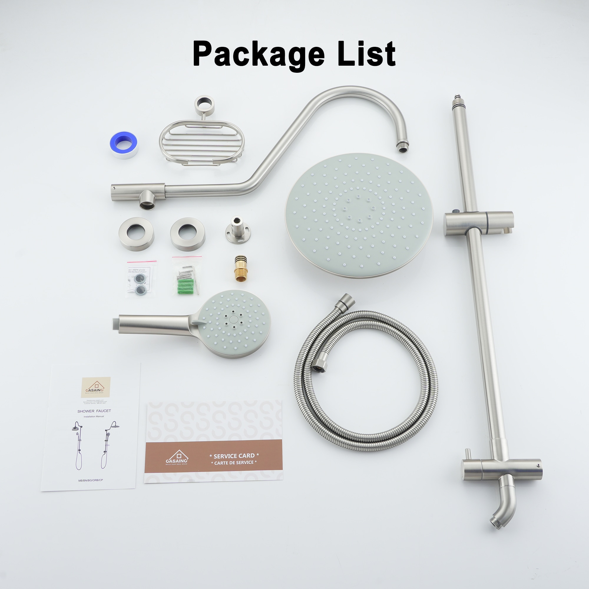 Clihome RB0712 Showerhead-Bar-Panels - View #9