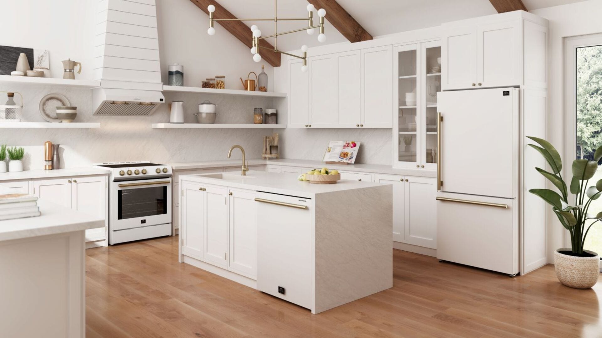 FORNO FDWBI8067-24WHT Builtin-Dish - View #9