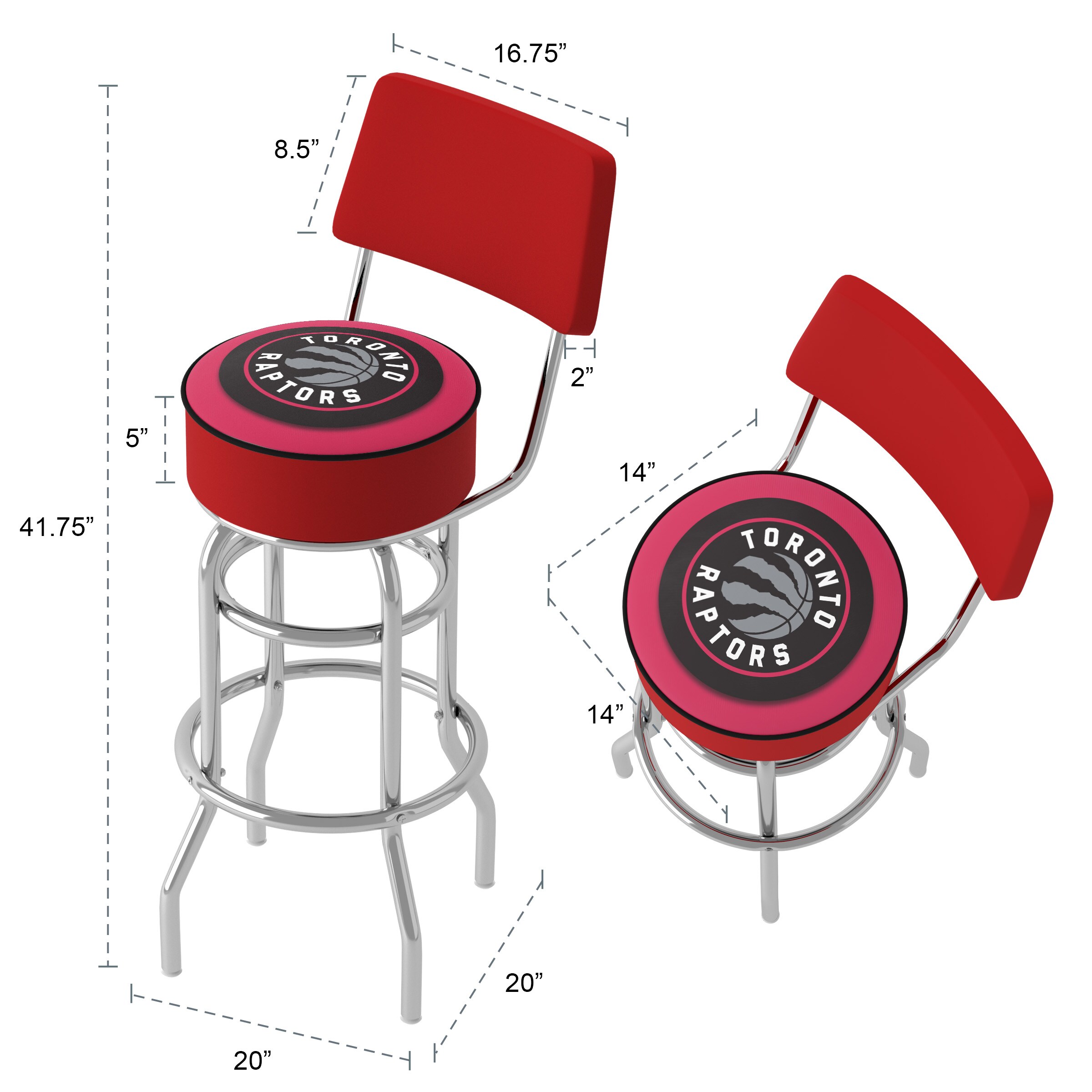 Trademark Gameroom NBA1100-TR-TWN stools - View #6
