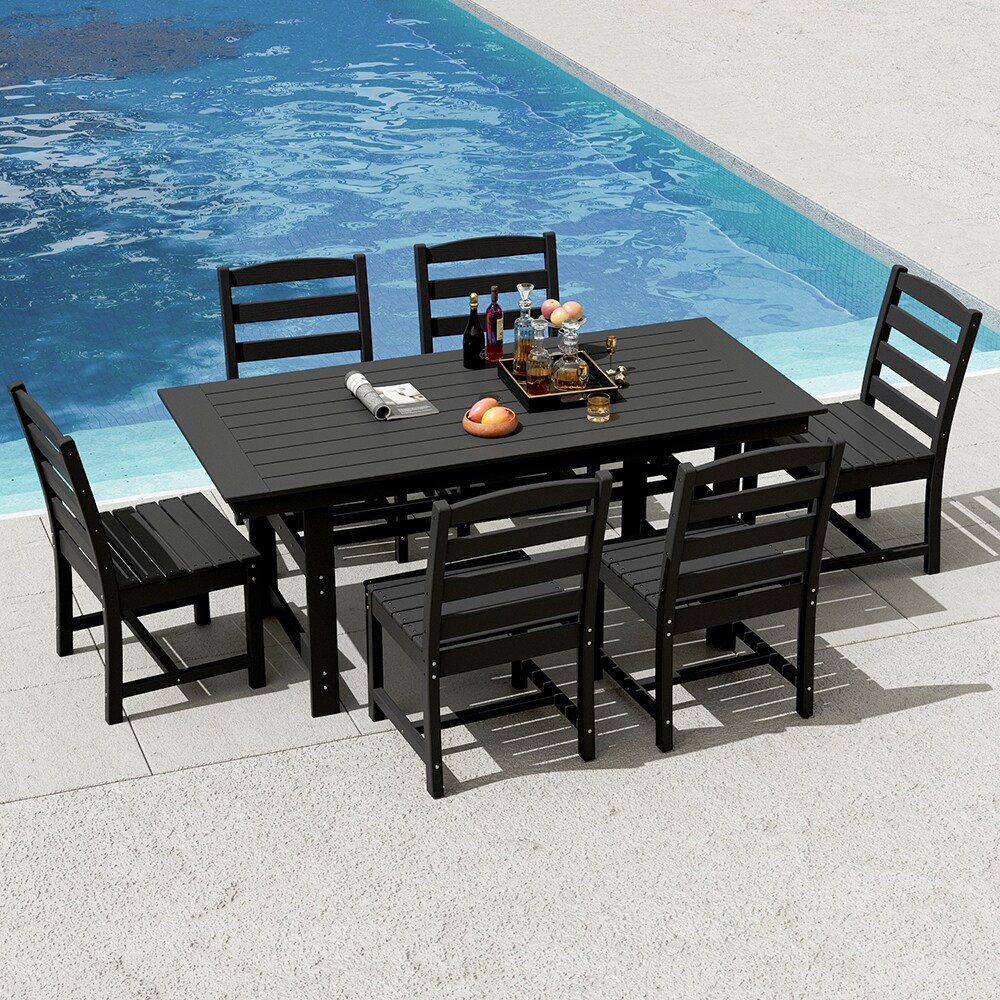 Homsee V-KF510001+02X3B Patio-Dining-Sets - View #4